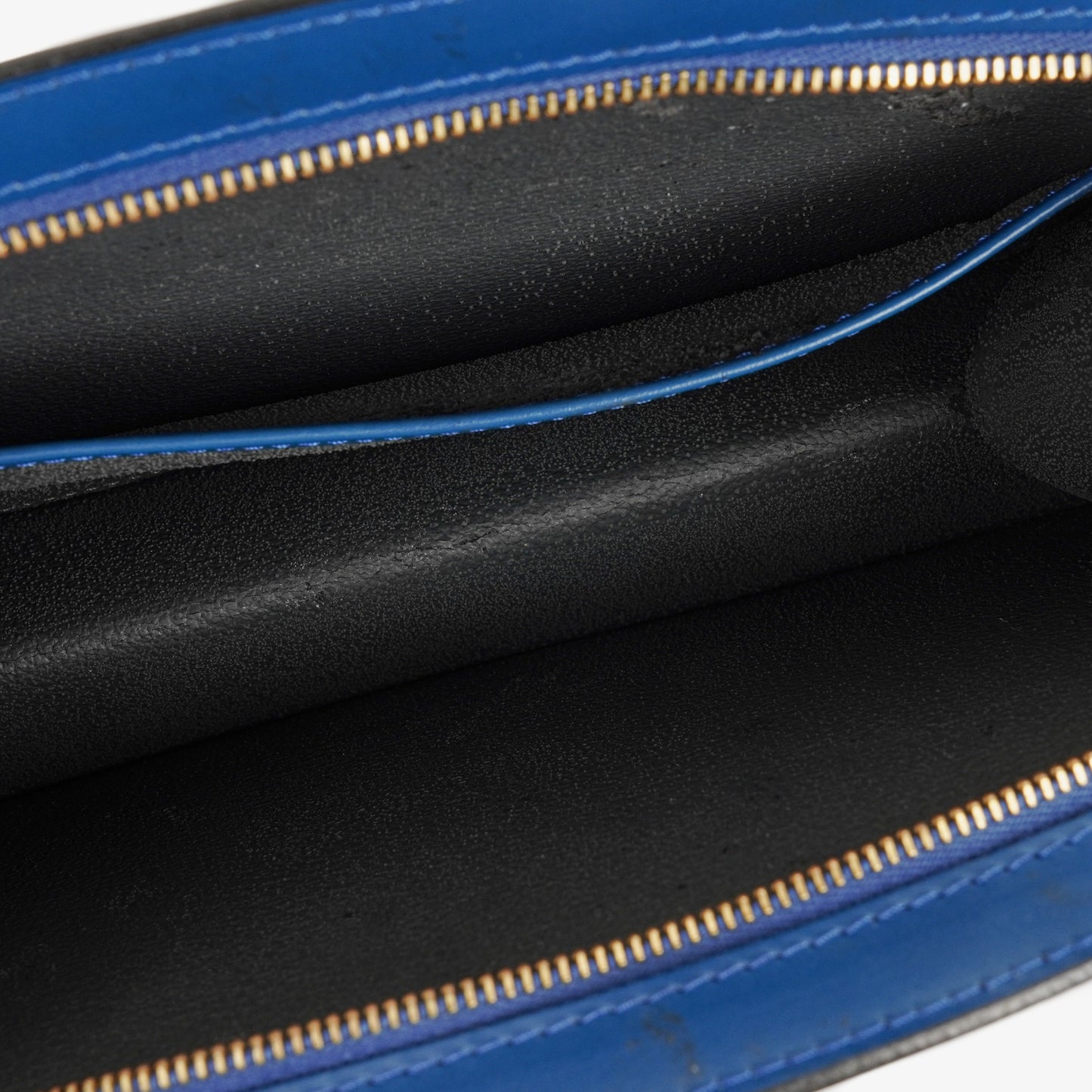 Louis Vuitton Trousse Crete Blue EPI Leather Pouch