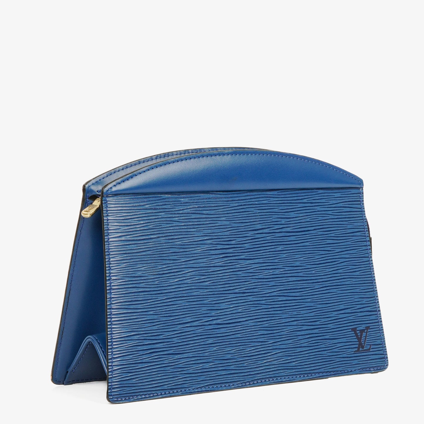 Louis Vuitton Trousse Crete Blue EPI Leather Pouch