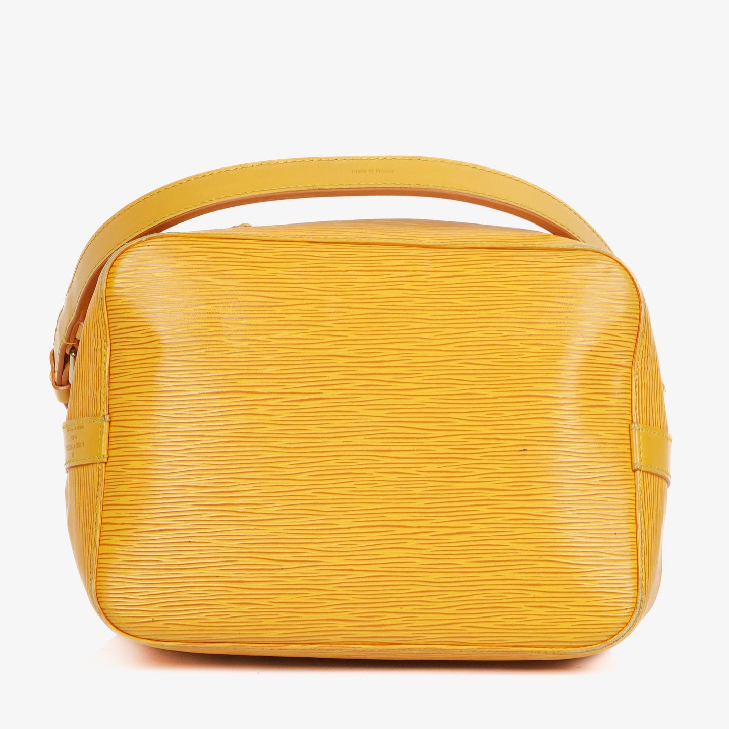 Louis Vuitton Petit Noe Yellow EPI Leather Shoulder Bag