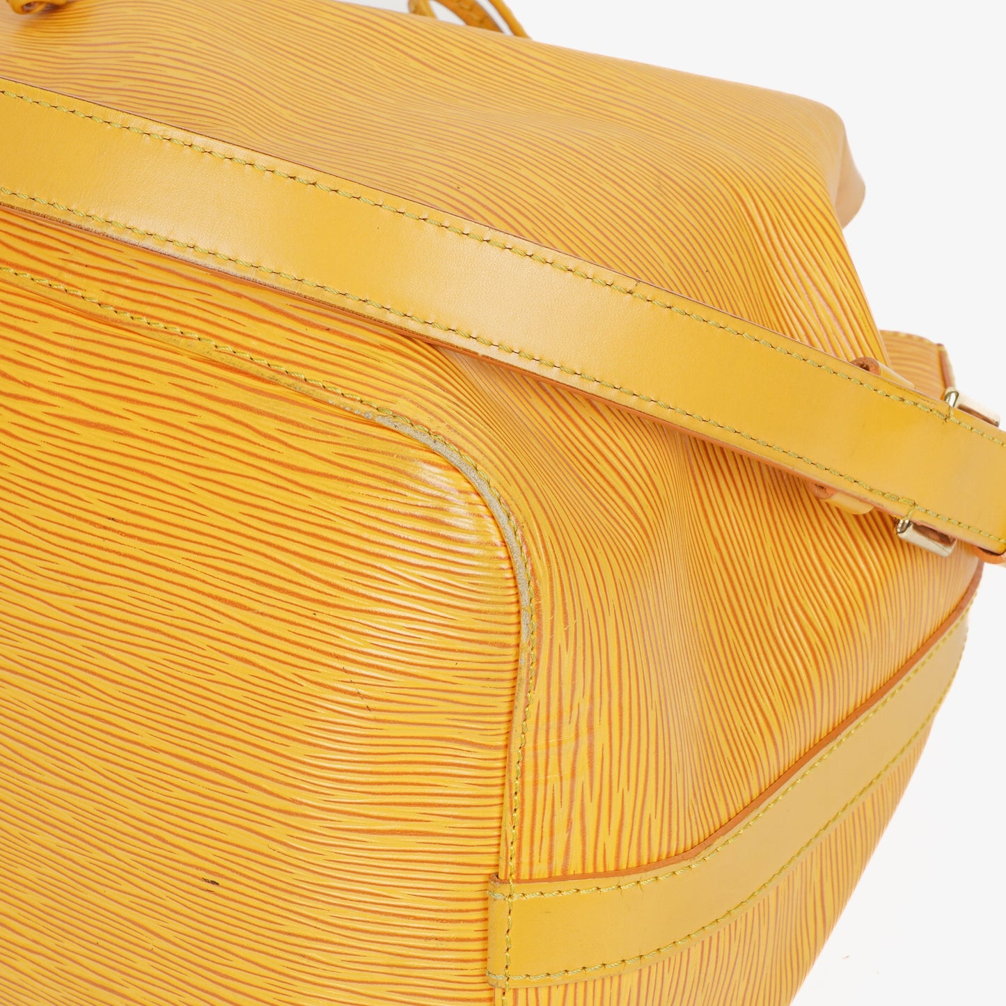 Louis Vuitton Petit Noe Yellow EPI Leather Shoulder Bag