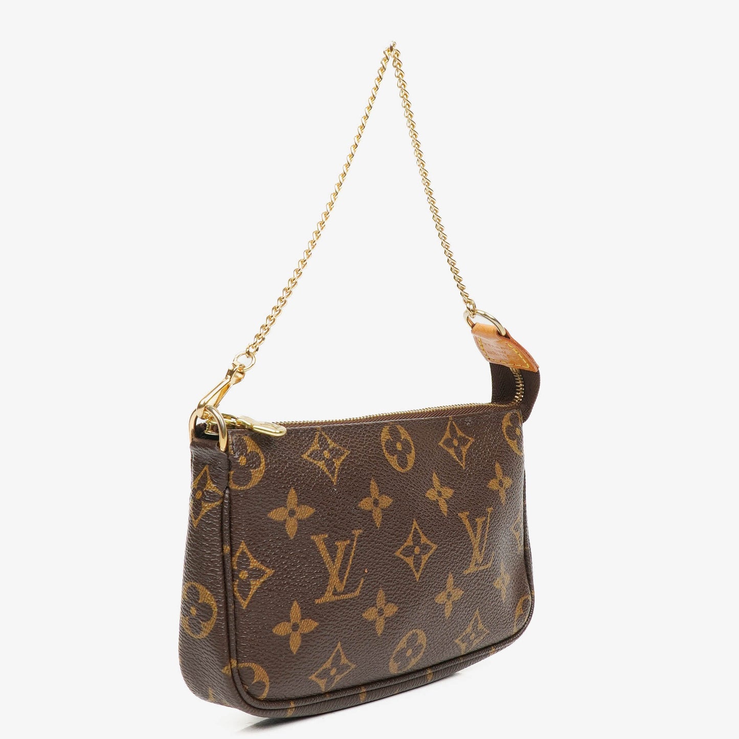 Louis Vuitton Mini Pochette Accessoires Monogram Canvas Clutch Handbag