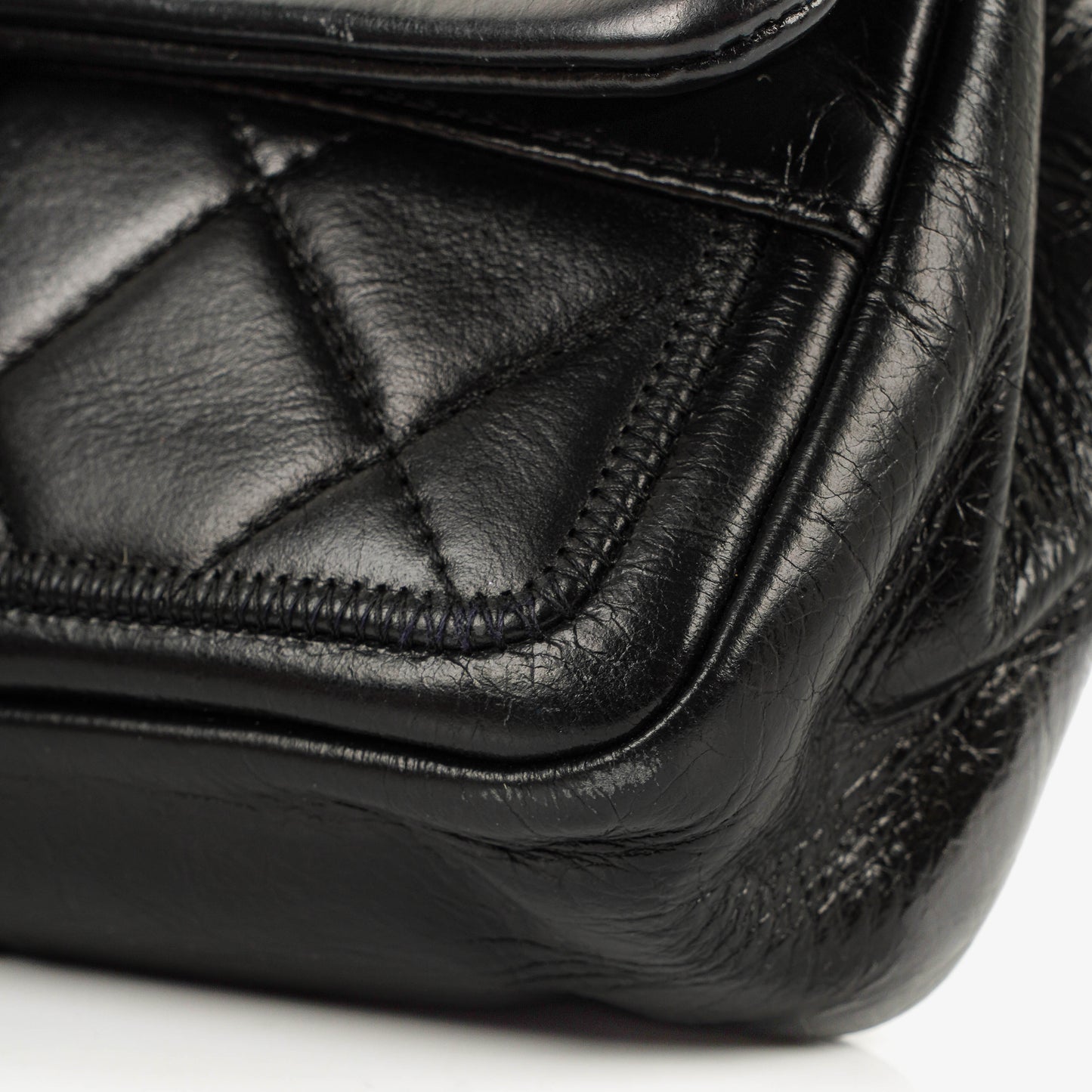 Chanel Single Flap Bag Black Quilted Leather Bag