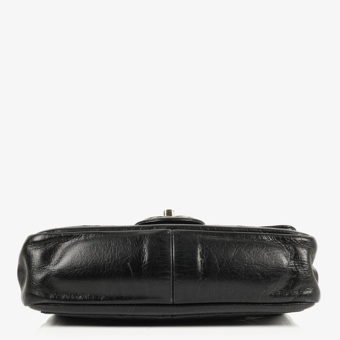 Chanel Single Flap Bag Black Quilted Leather Bag
