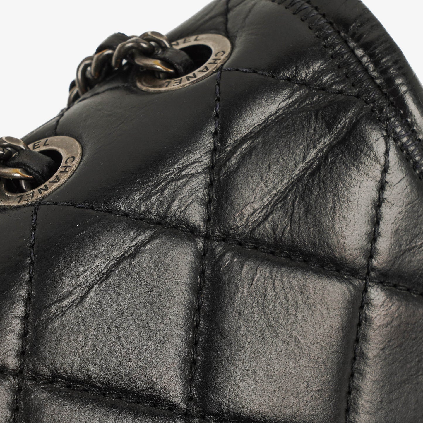 Chanel Single Flap Bag Black Quilted Leather Bag