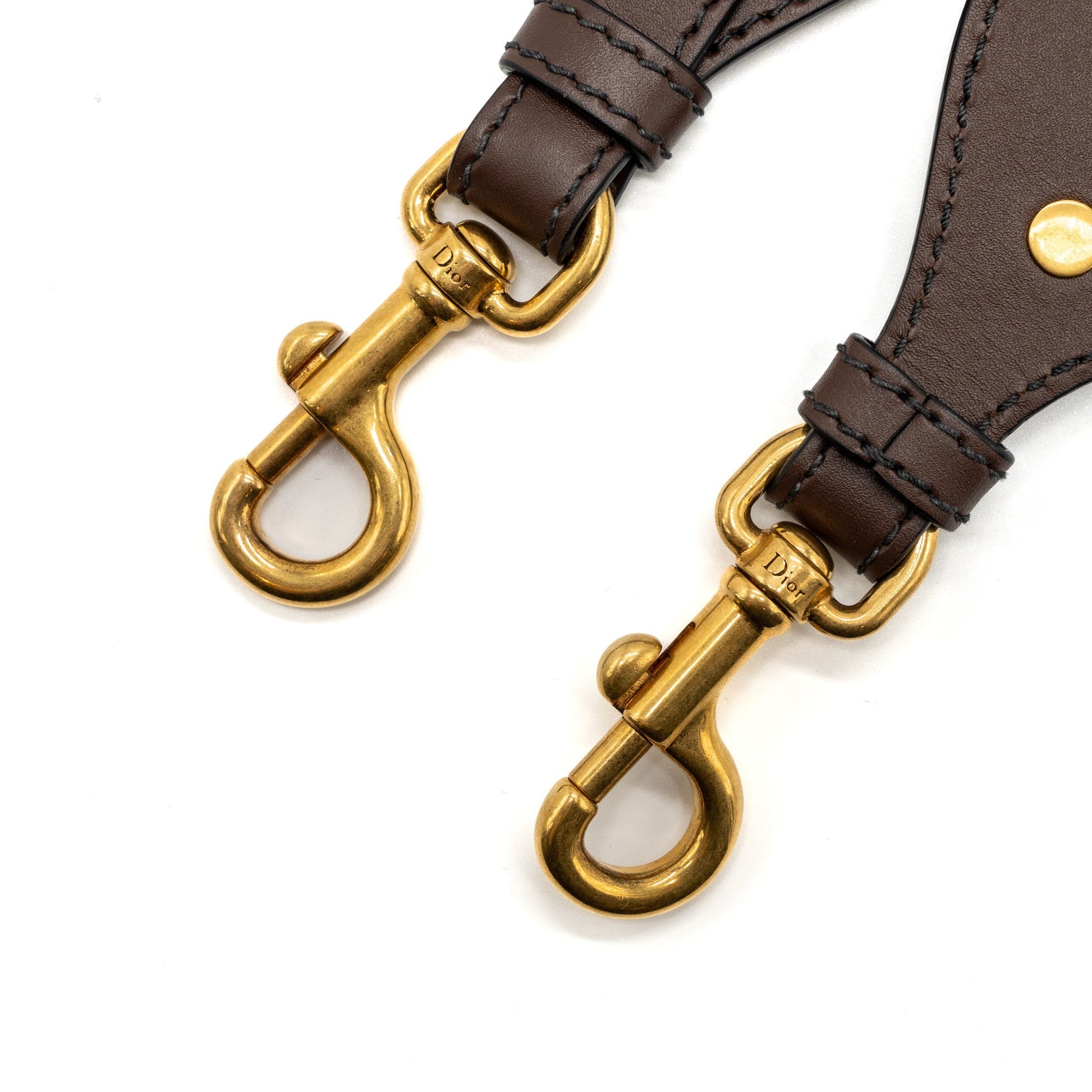 Dior shoulder strap canvas brown oblique