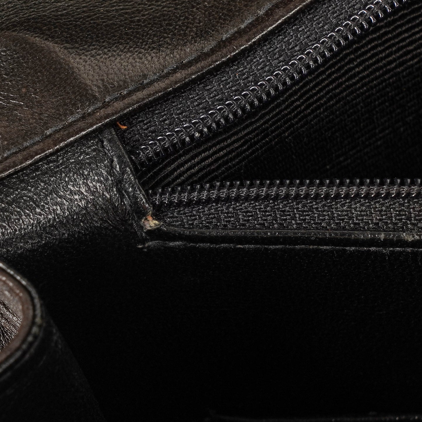 Chanel CC Maxi Logo Dark Brown Briefcase