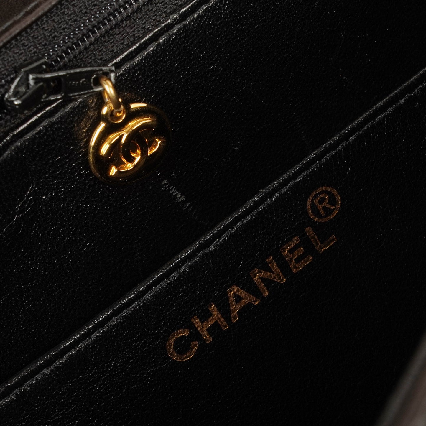 Chanel CC Maxi Logo Dark Brown Briefcase
