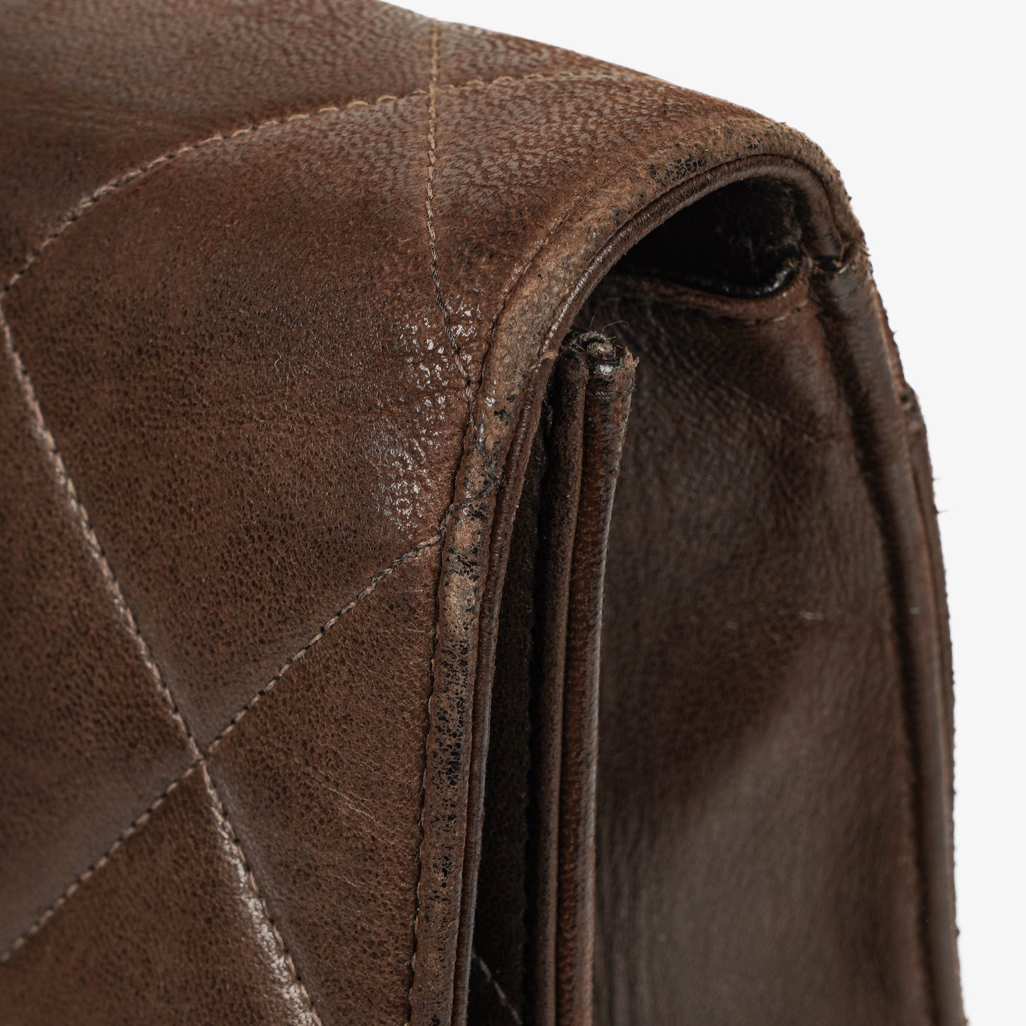 Chanel CC Maxi Logo Dark Brown Briefcase