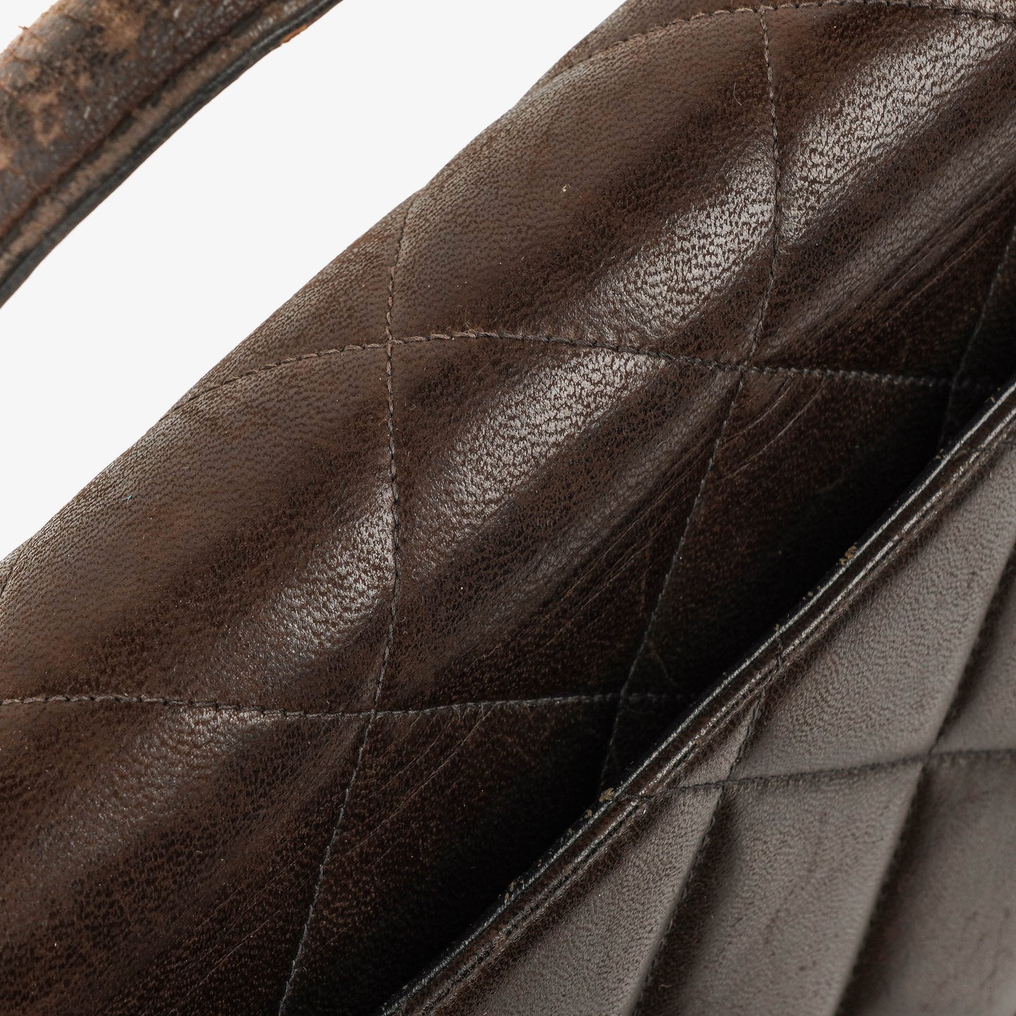 Chanel CC Maxi Logo Dark Brown Briefcase