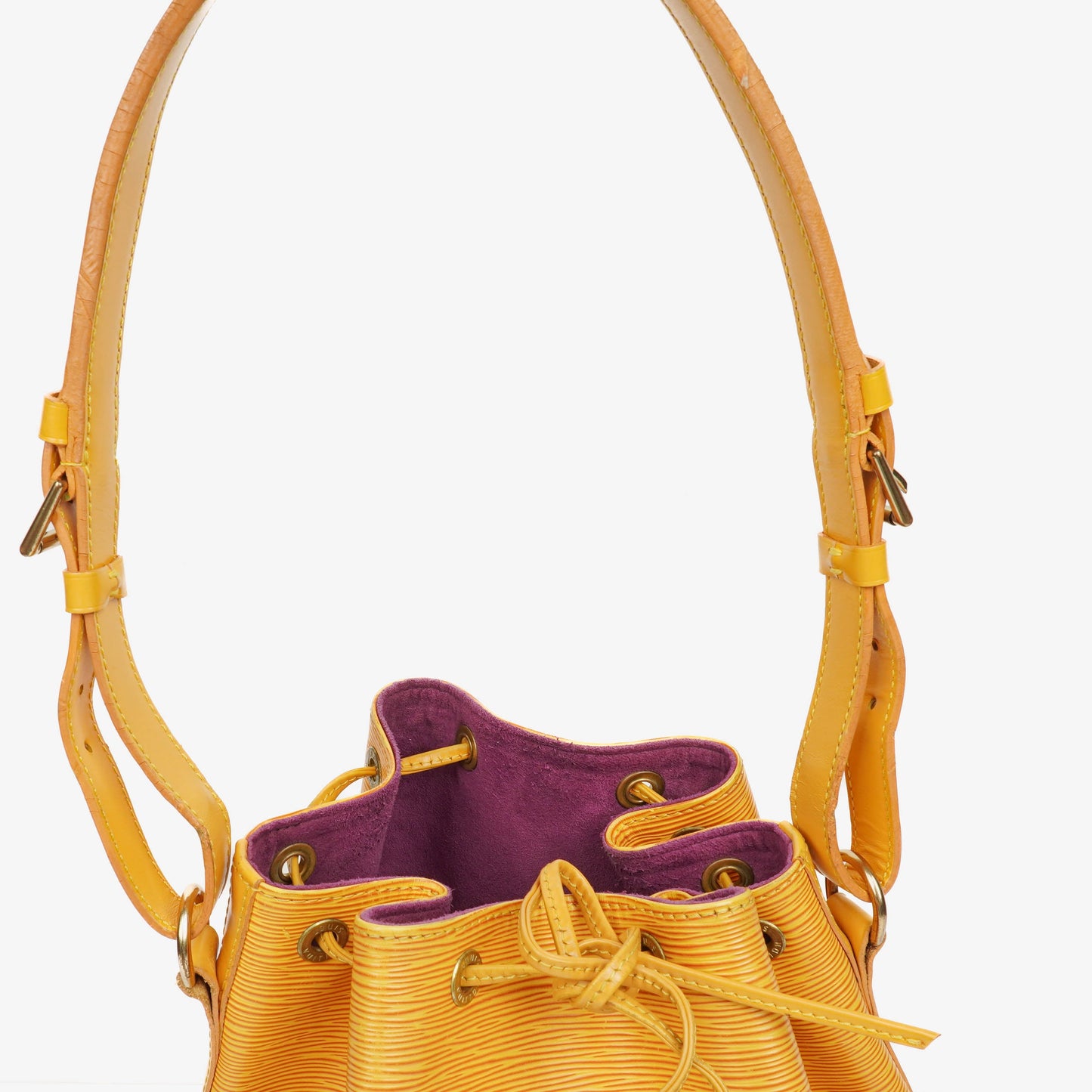 Louis Vuitton Noe Grande GM Yellow Epi Leather Shoulder Bag
