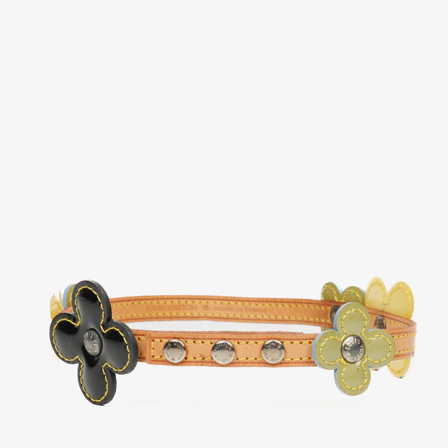 Louis Vuitton Monogram Vernis Lexington Fleurs Wrap Bracelet