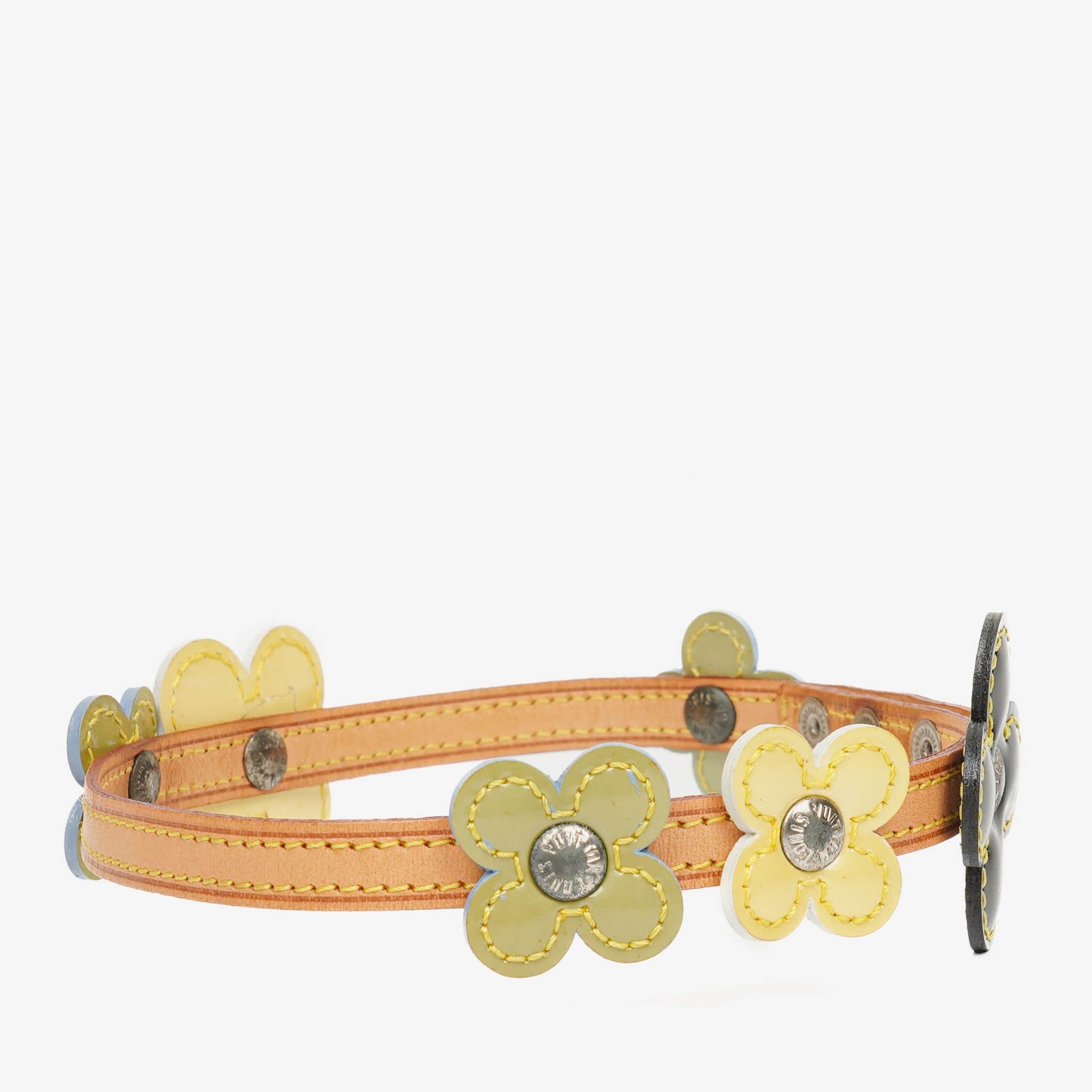 Louis Vuitton Monogram Vernis Lexington Fleurs Wrap Bracelet