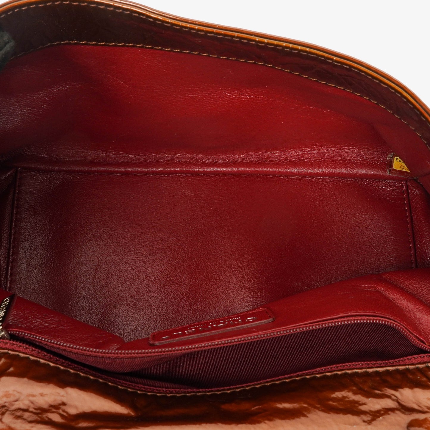 Chanel Patent Leather CC Accordion Flap Bag