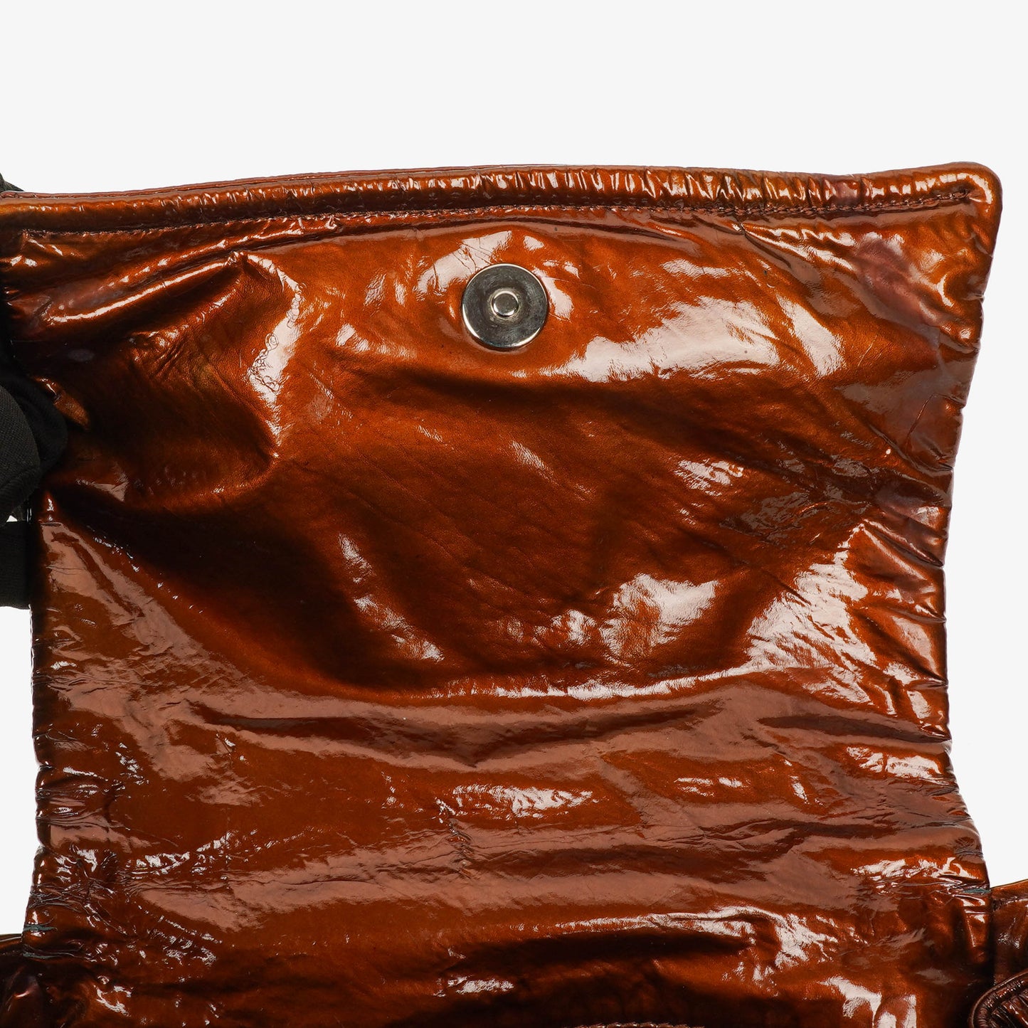 Chanel Patent Leather CC Accordion Flap Bag