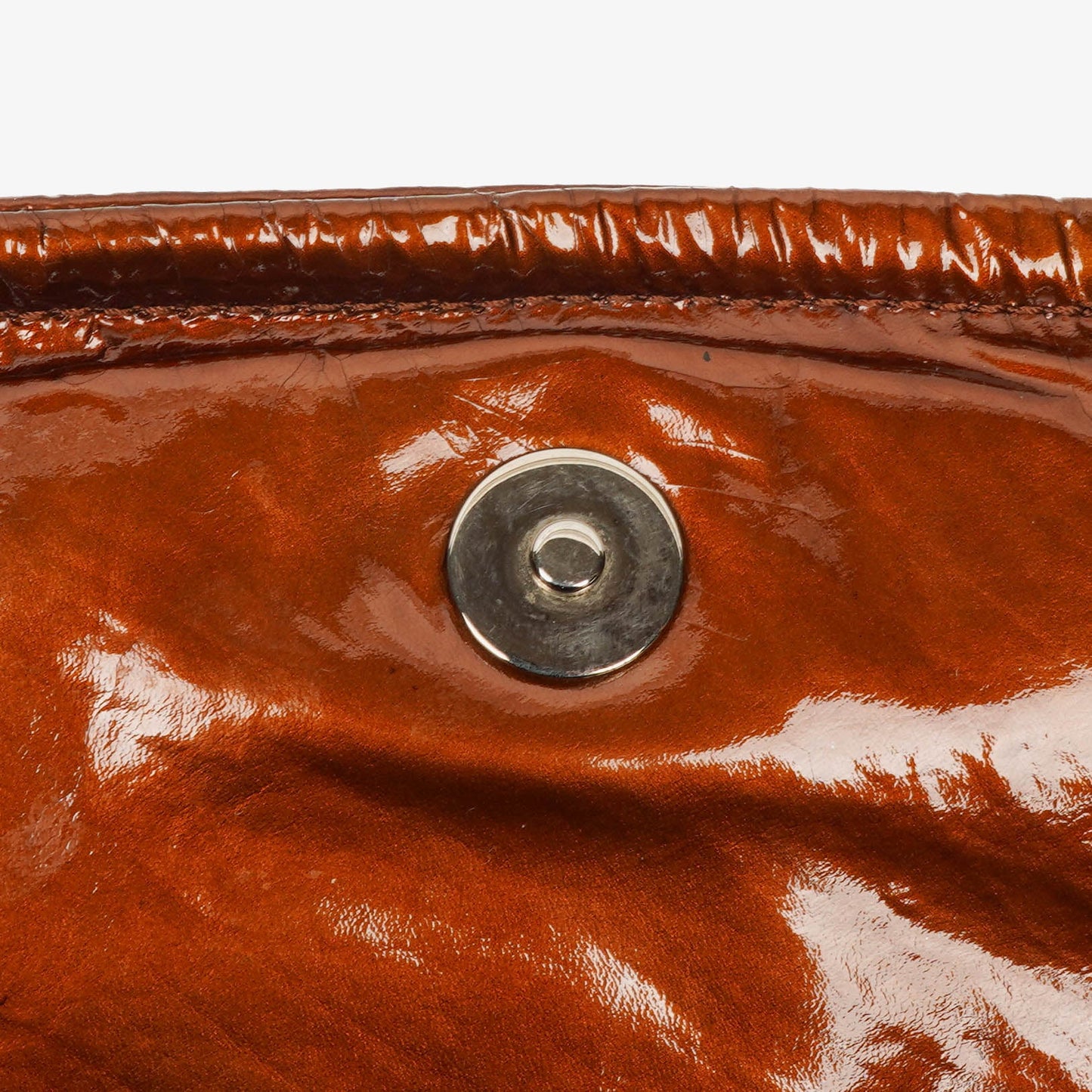 Chanel Patent Leather CC Accordion Flap Bag