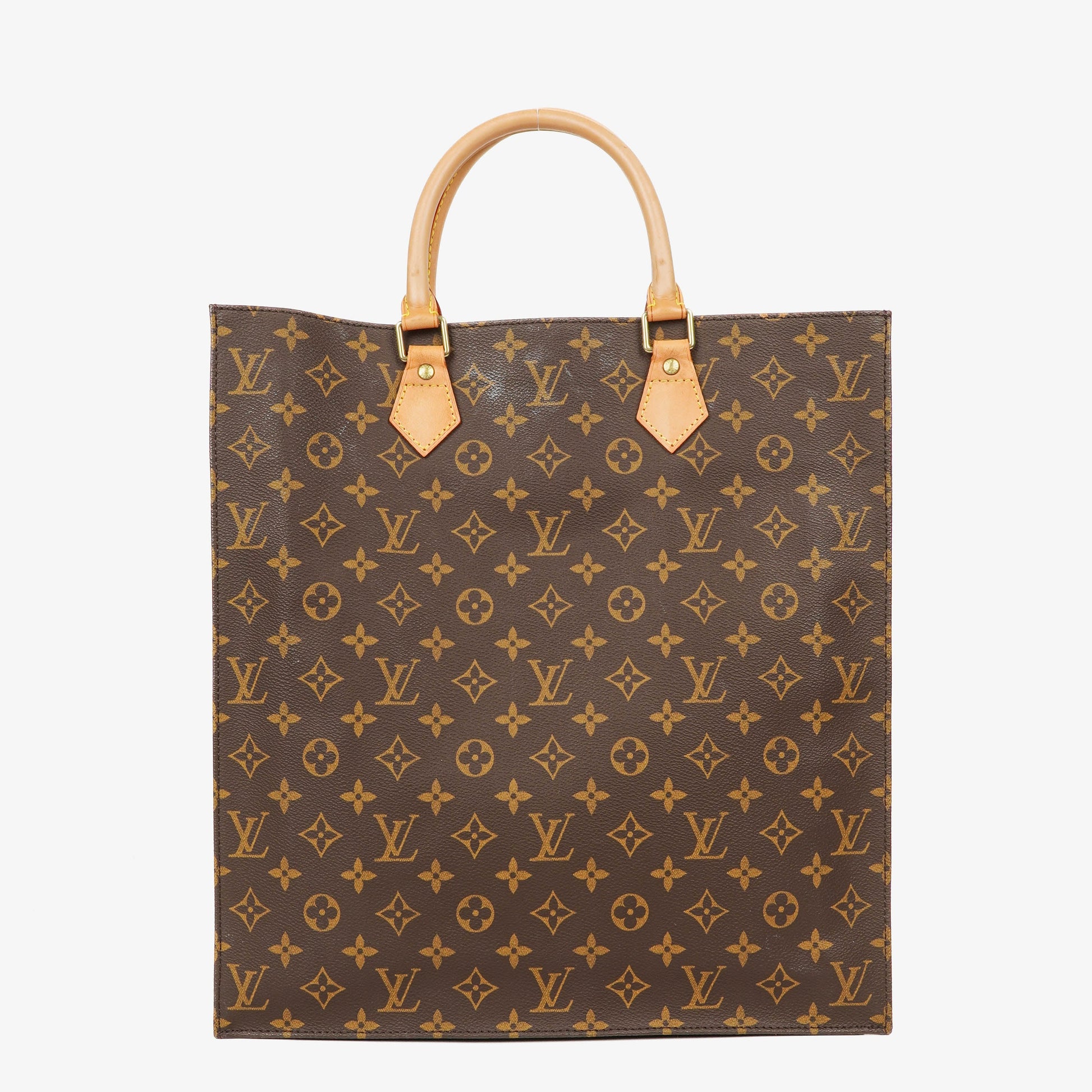 Louis Vuitton Sac Plat Monogram Canvas Bag