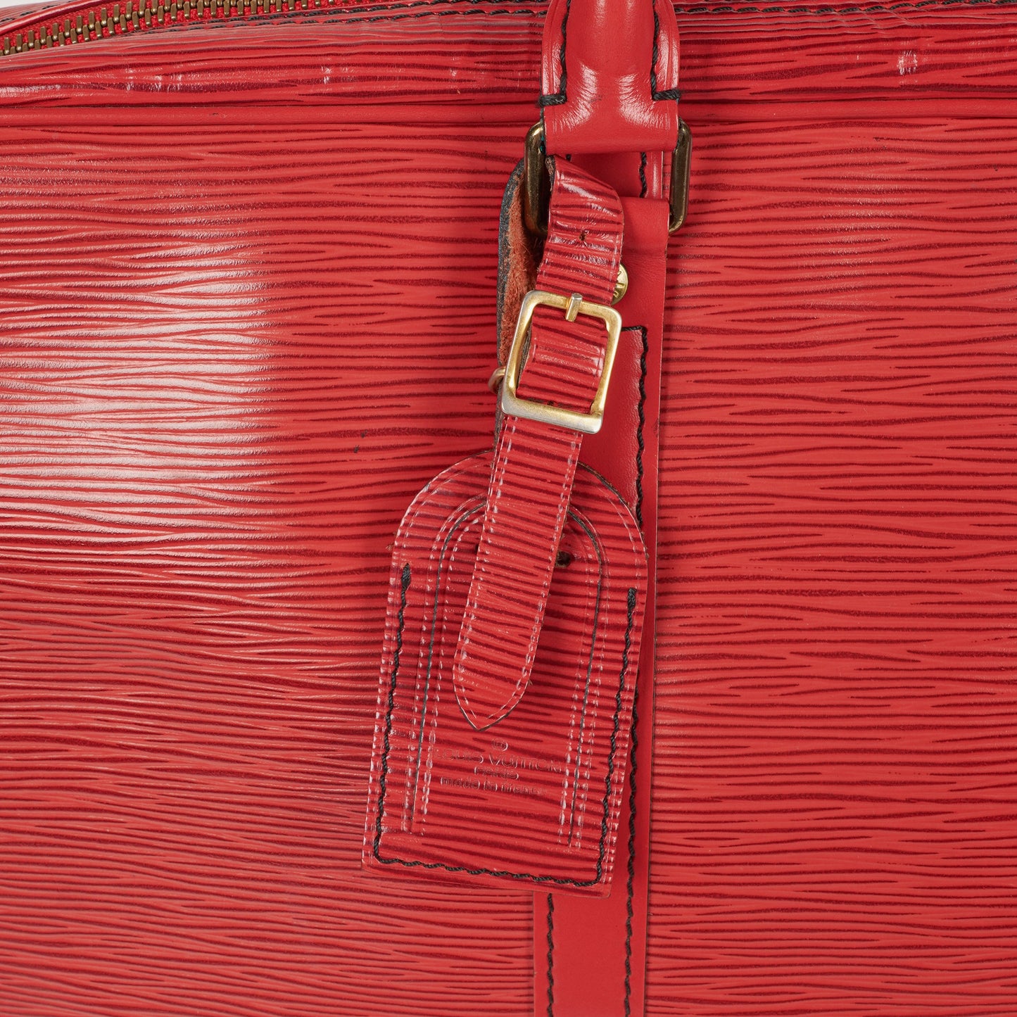Louis Vuitton Porte-Documents Voyage Red EPI Leather Briefcase
