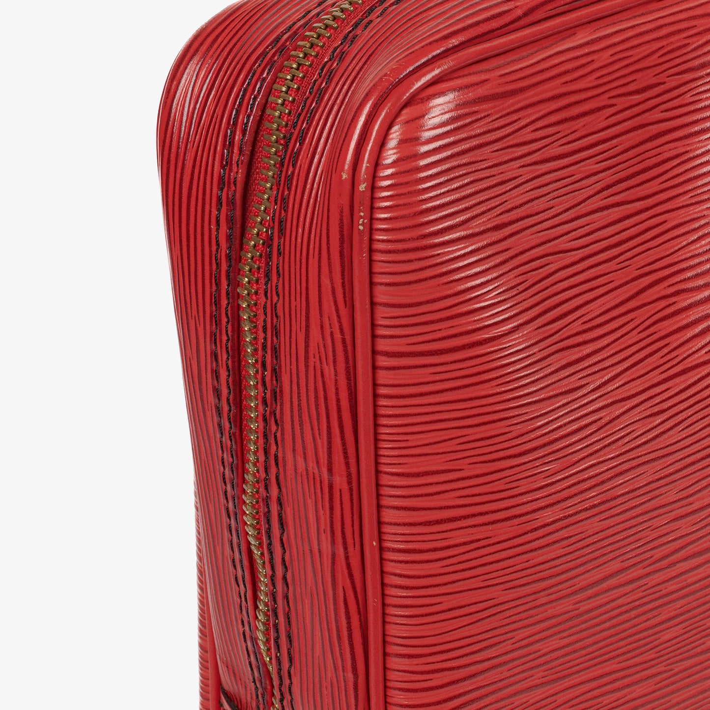 Louis Vuitton Porte-Documents Voyage Red EPI Leather Briefcase