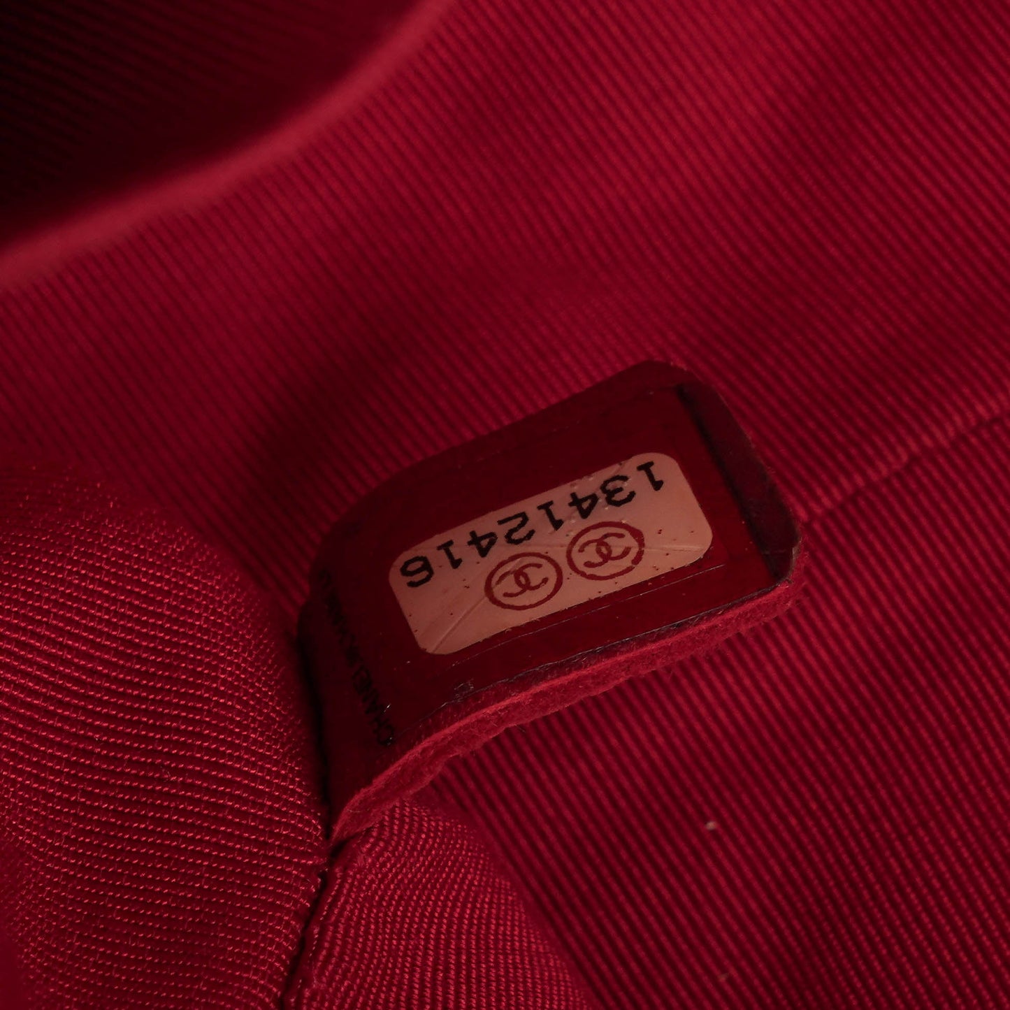 Chanel Valentine Charm Red Quilted Lambskin Flap Bag