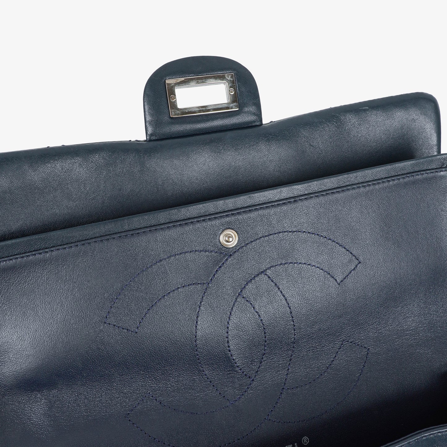 Chanel 2.55 Reissue Double Flap Patent Leather With Ruthenium Hardware