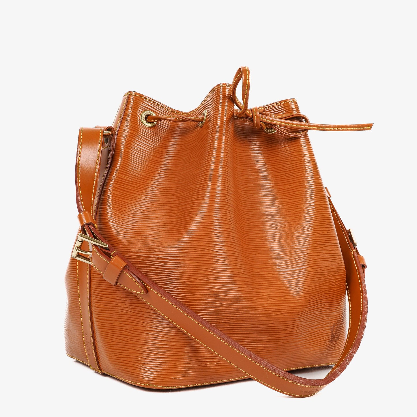 Louis Vuitton Petit Noe Cognac EPI Leather Shoulder Bag