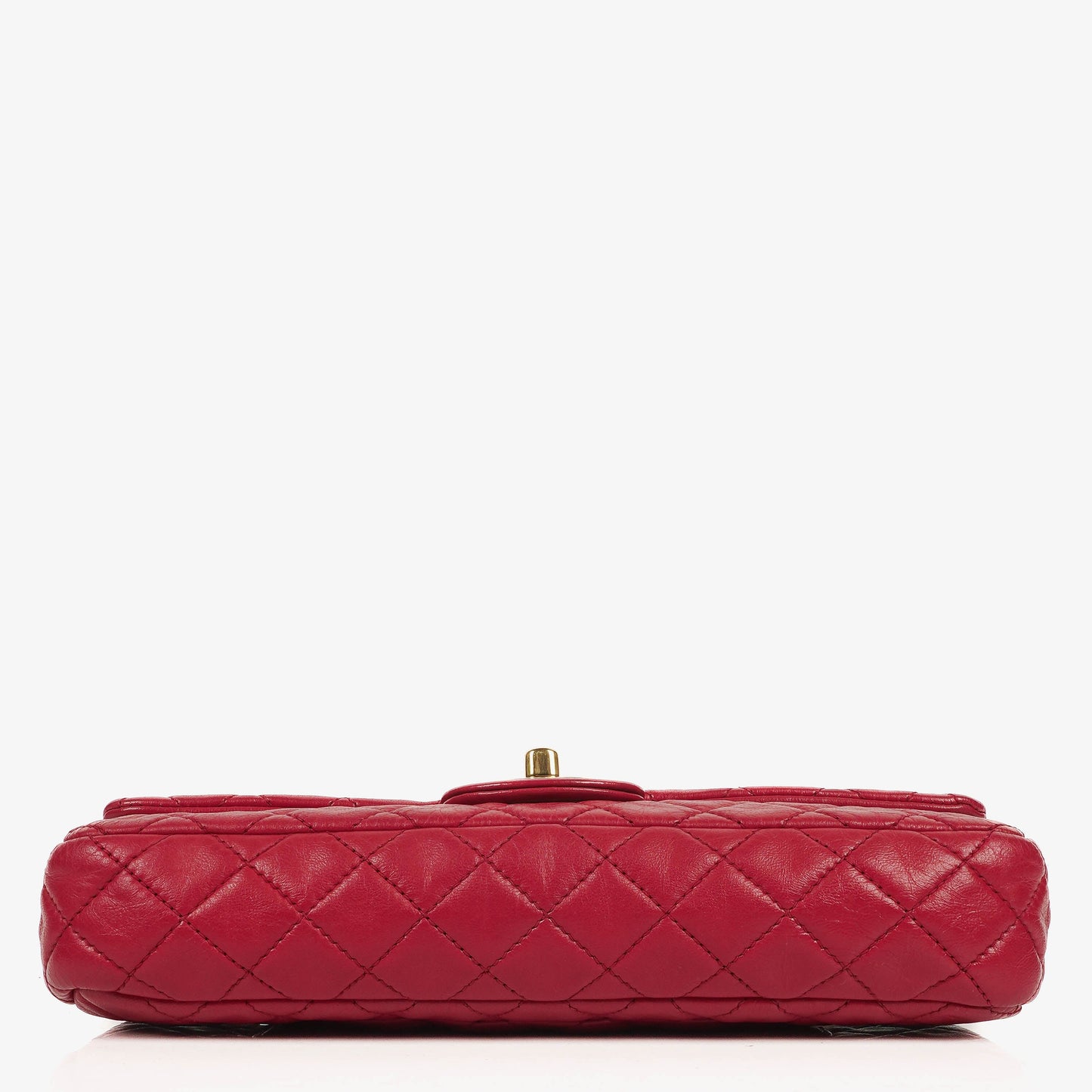 Chanel Valentine Charm Red Quilted Lambskin Flap Bag