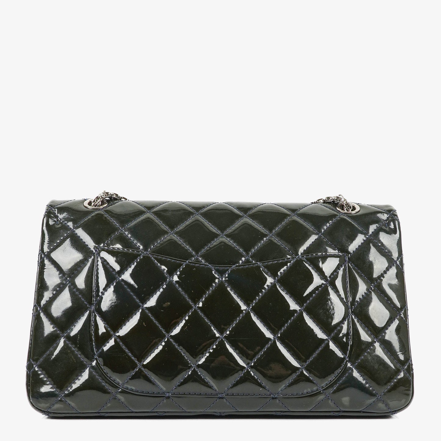 Chanel 2.55 Reissue Double Flap Patent Leather With Ruthenium Hardware