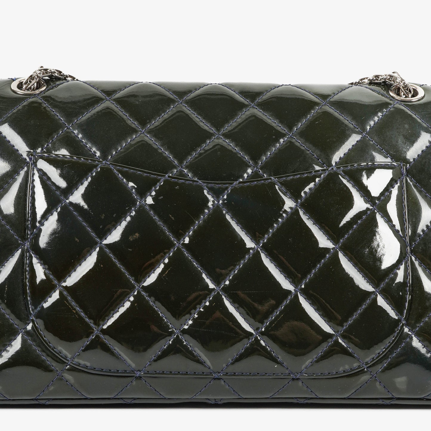 Chanel 2.55 Reissue Double Flap Patent Leather With Ruthenium Hardware