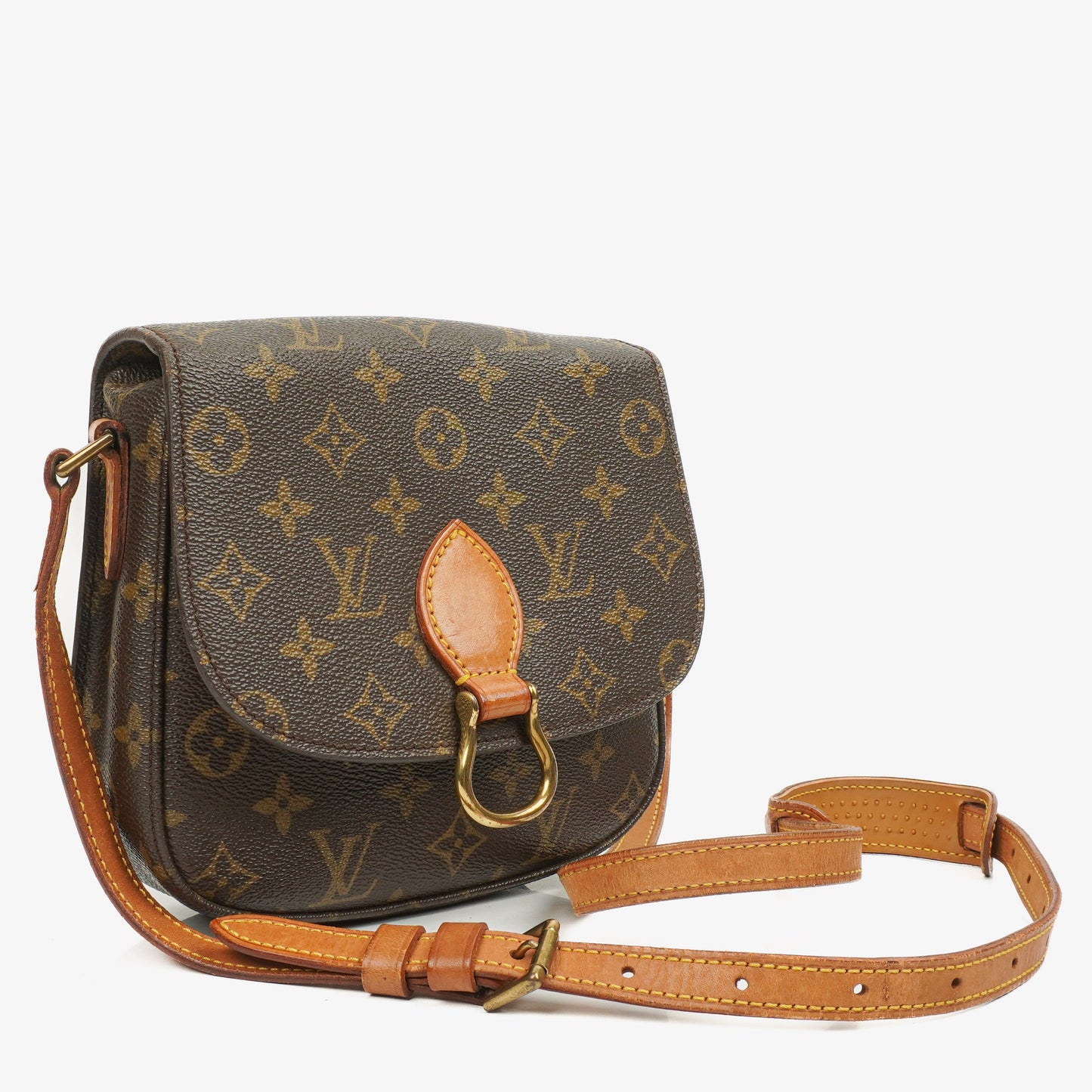 Louis Vuitton Saint Cloud  MM Monogram Canvas Crossbody Bag