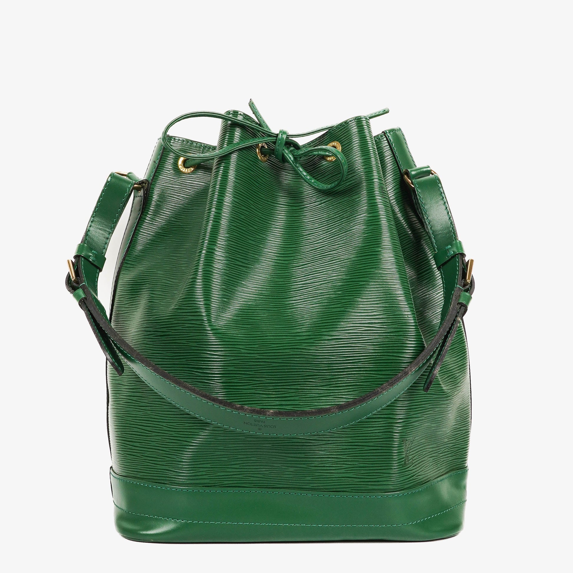 Louis Vuitton Noe Grande GM Green EPI Leather Shoulder Bag