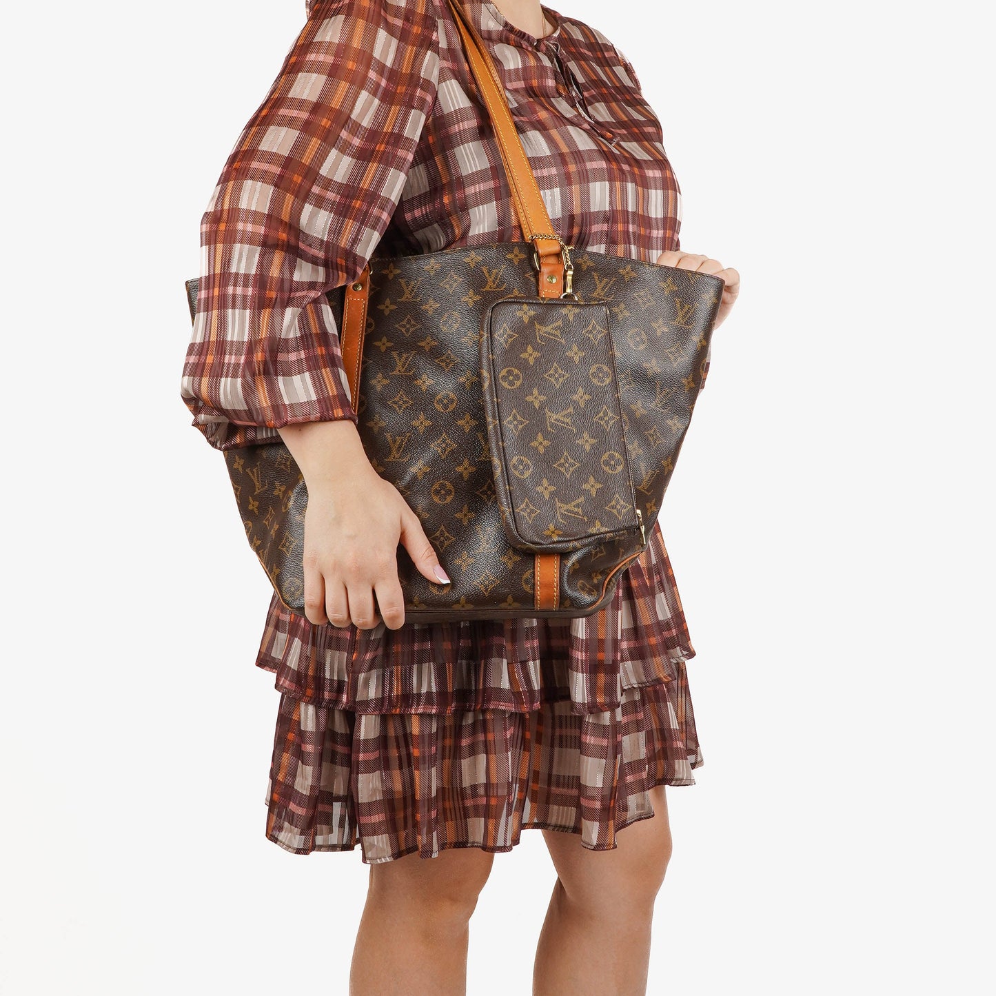 Louis Vuitton Sac Shopping Monogram Canvas Tote Bag