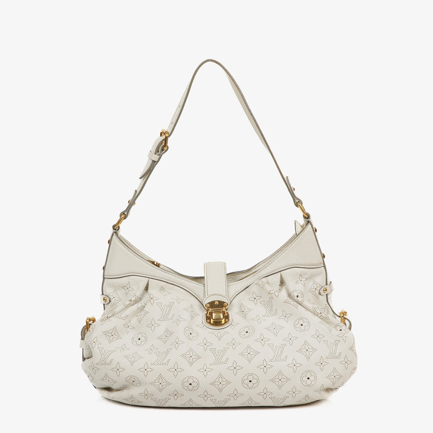 Louis Vuitton Mahina XS Leather White Monogram Shoulder Bag