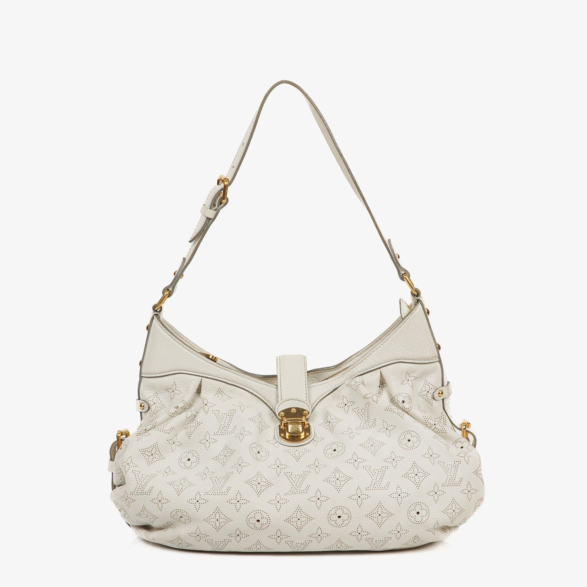 Louis Vuitton Mahina XS Leather White Monogram Shoulder Bag