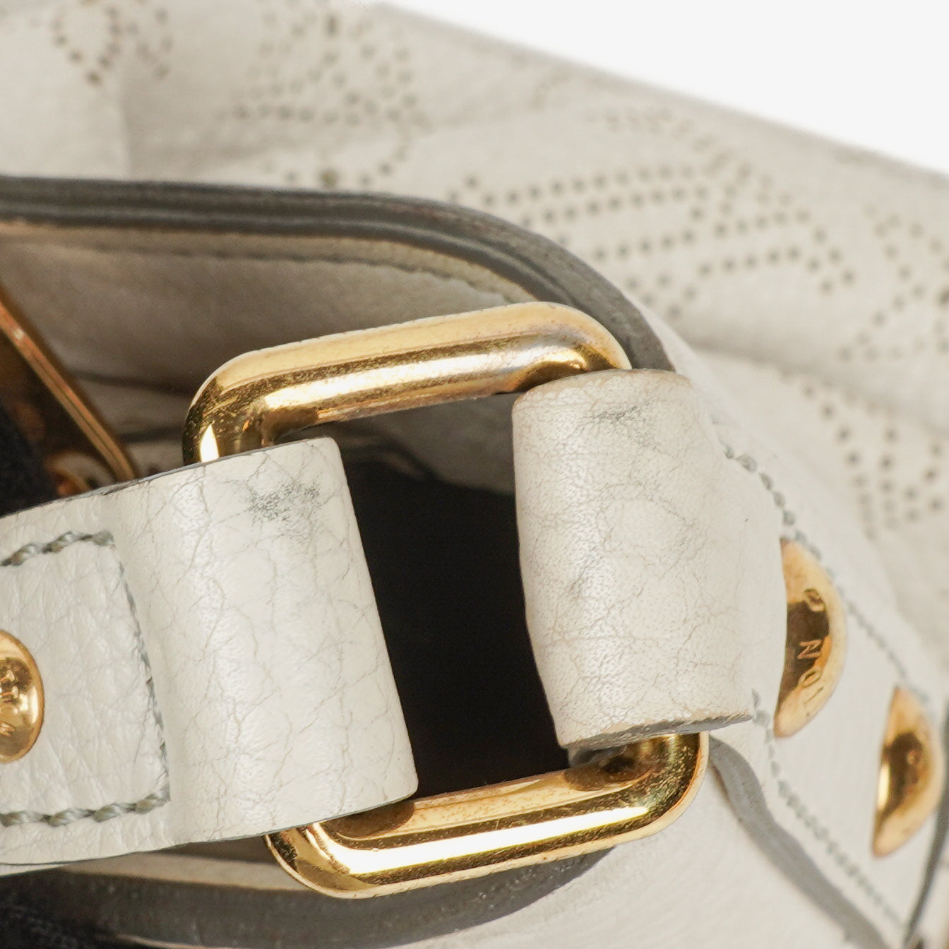 Louis Vuitton Mahina XS Leather White Monogram Shoulder Bag