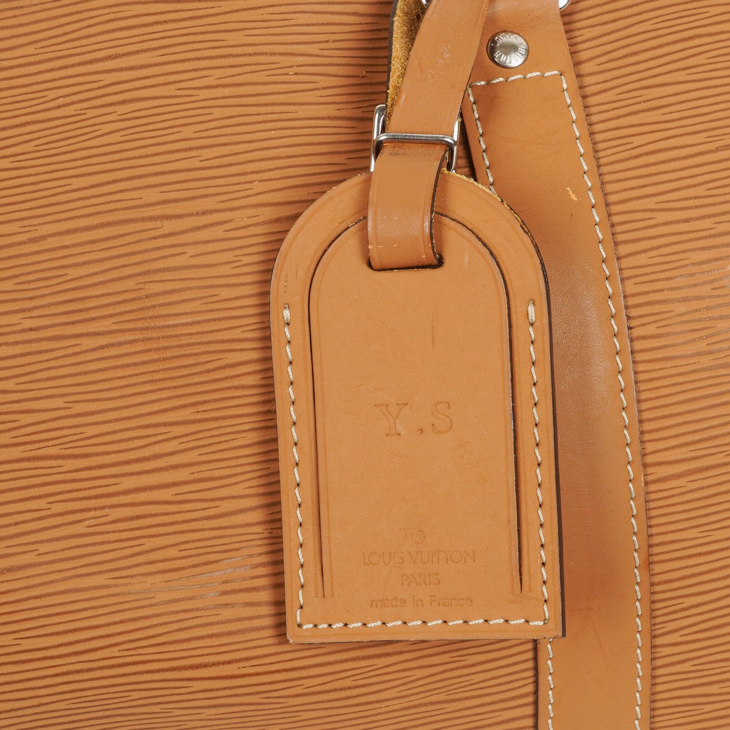 Louis Vuitton Keepall 45 Cannelle EPI Leather Travel Bag