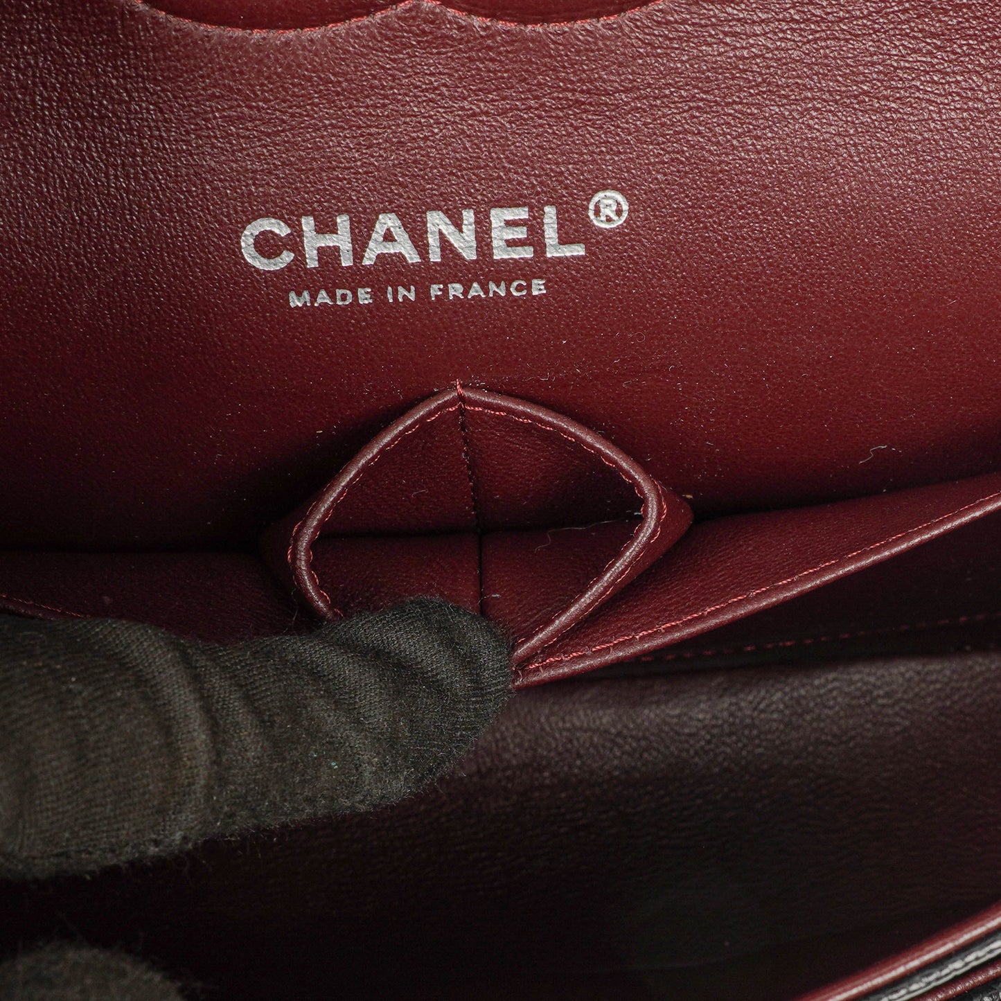 Chanel Medium Classic Black Quilted Caviar Double Flap Bag With Silver - Tone Hardware