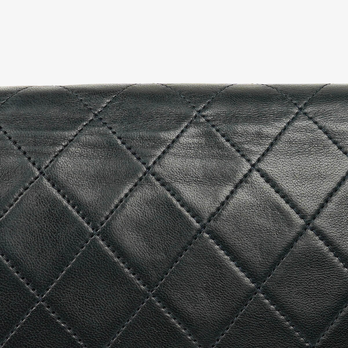 Chanel Classic Dark Navy Quilted Lambskin Single Flap Bag With 24K Gold-Plated Hardware