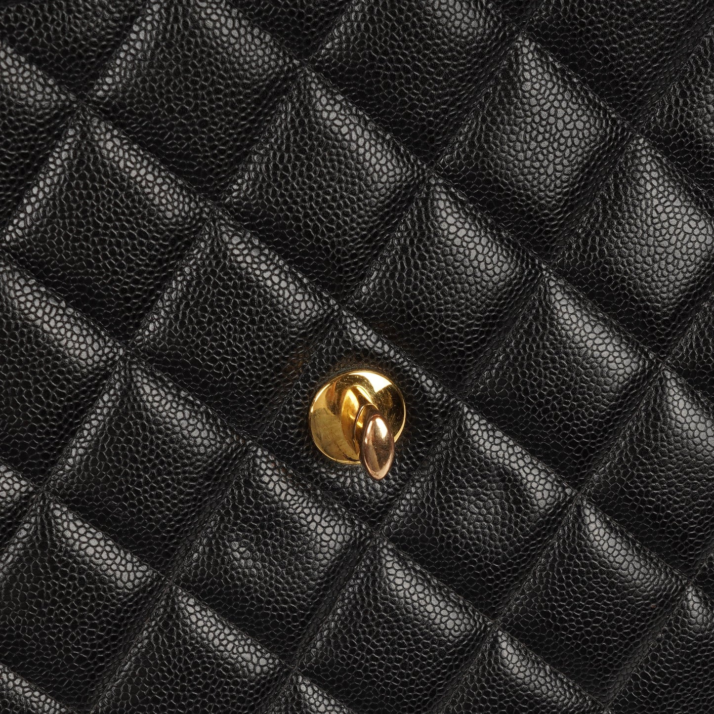 Chanel CC Maxi Logo Black Caviar Leather Briefcase