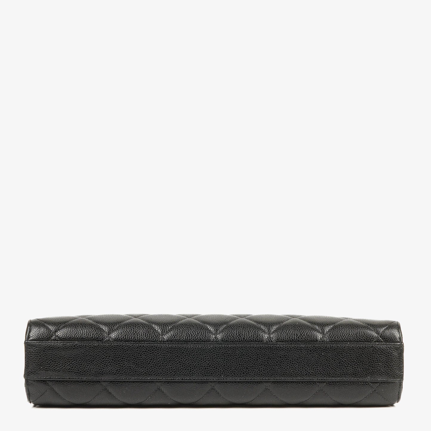 Chanel CC Maxi Logo Black Caviar Leather Briefcase