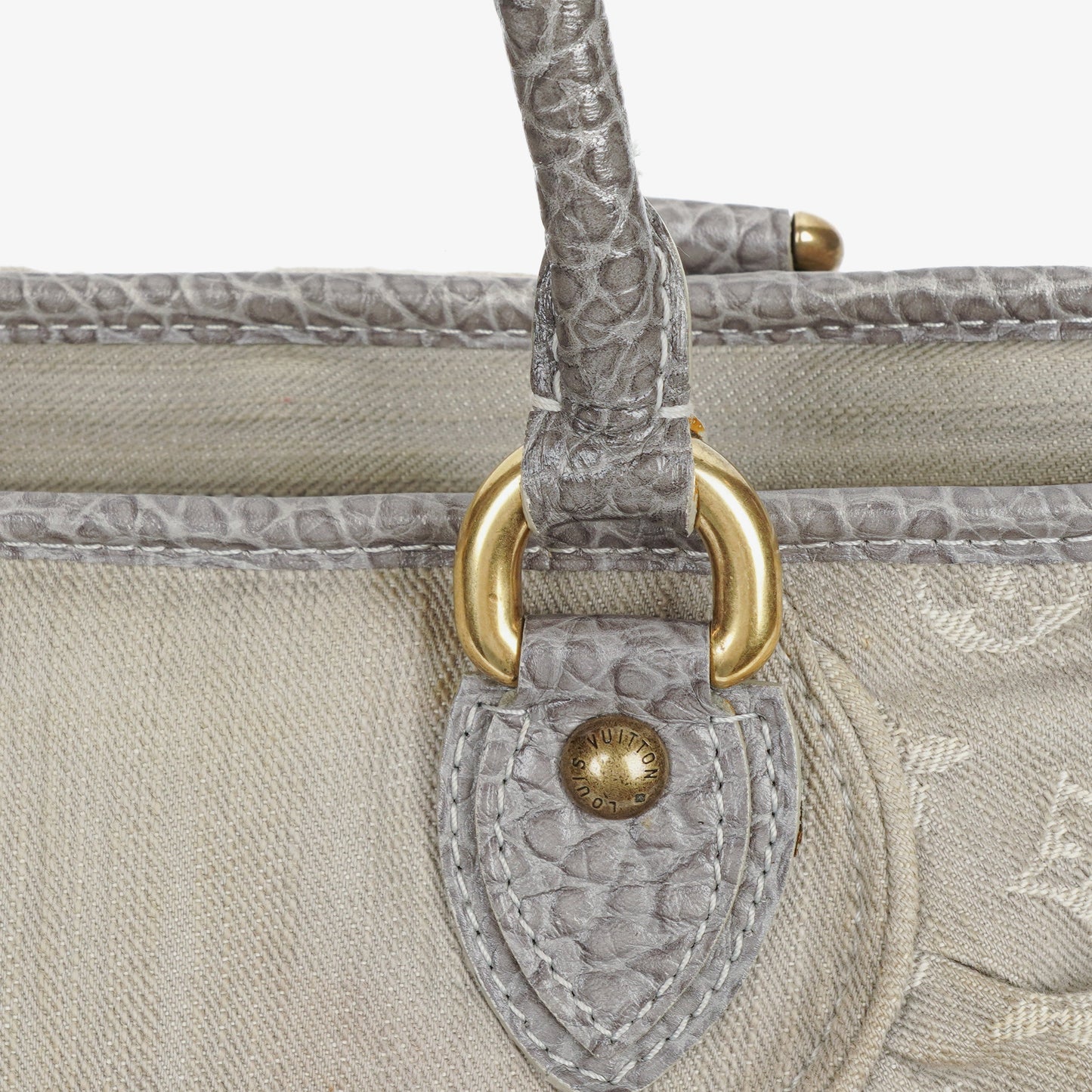 Louis Vuitton Neo Cabby MM Monogram Denim Bag