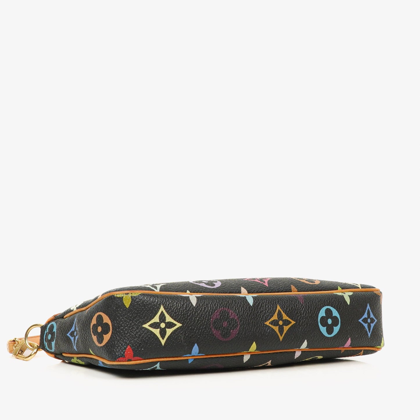 Louis Vuitton Takashi Murakami Pochette Accessoire Black Multicolor Clutch Handbag