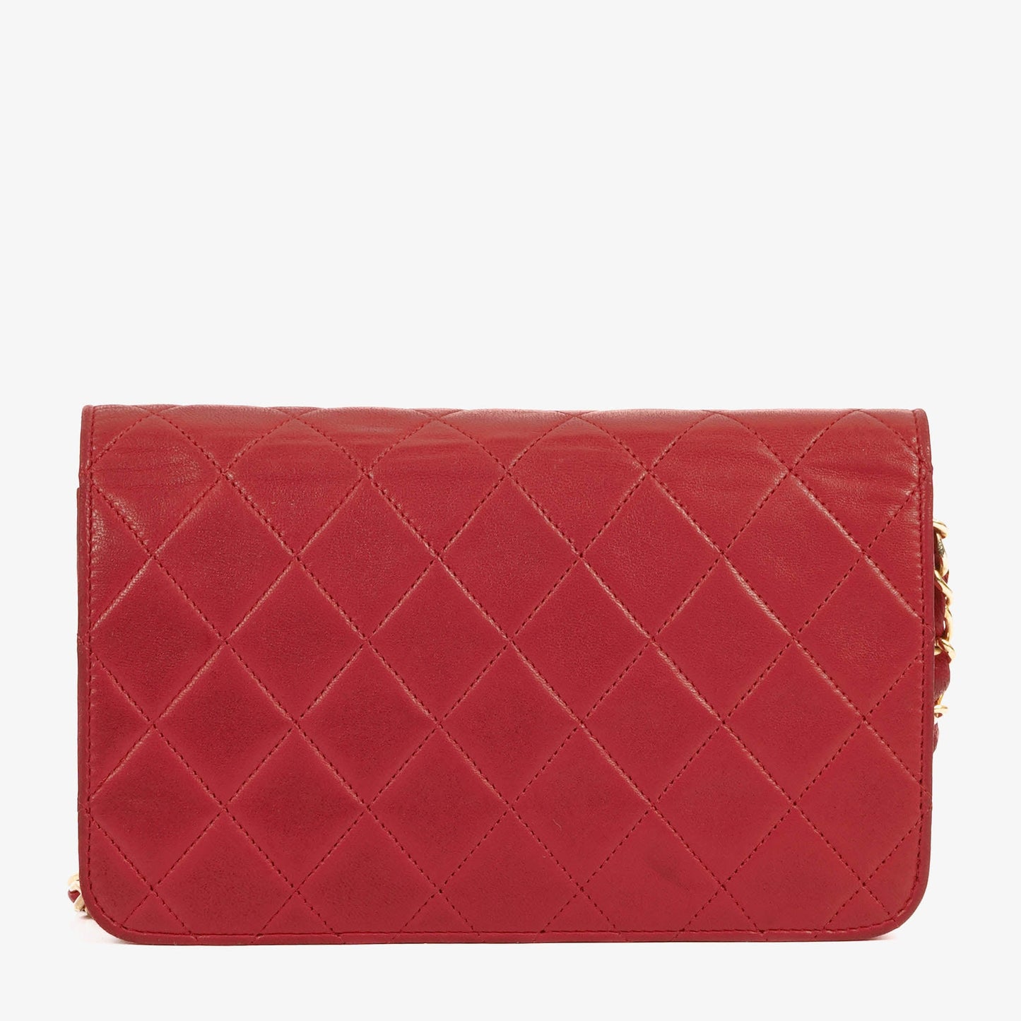 Chanel Classic Full Flap Bag Quilted Leather 24K Gold-Plated Hardware