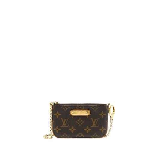 Louis Vuitton Milla Pochette Monogram Canvas GHW