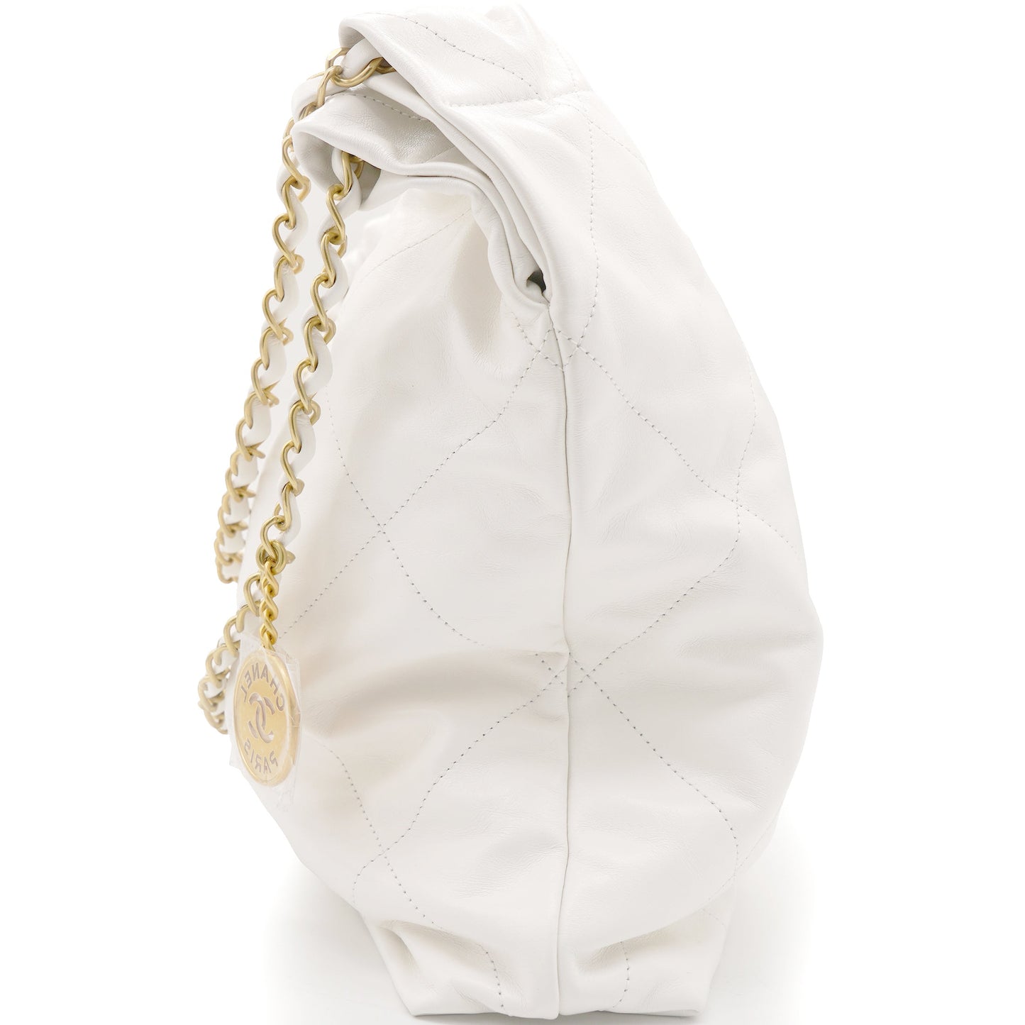 Chanel Shiny Calfskin Quilted Handbag - Rovelle Bags