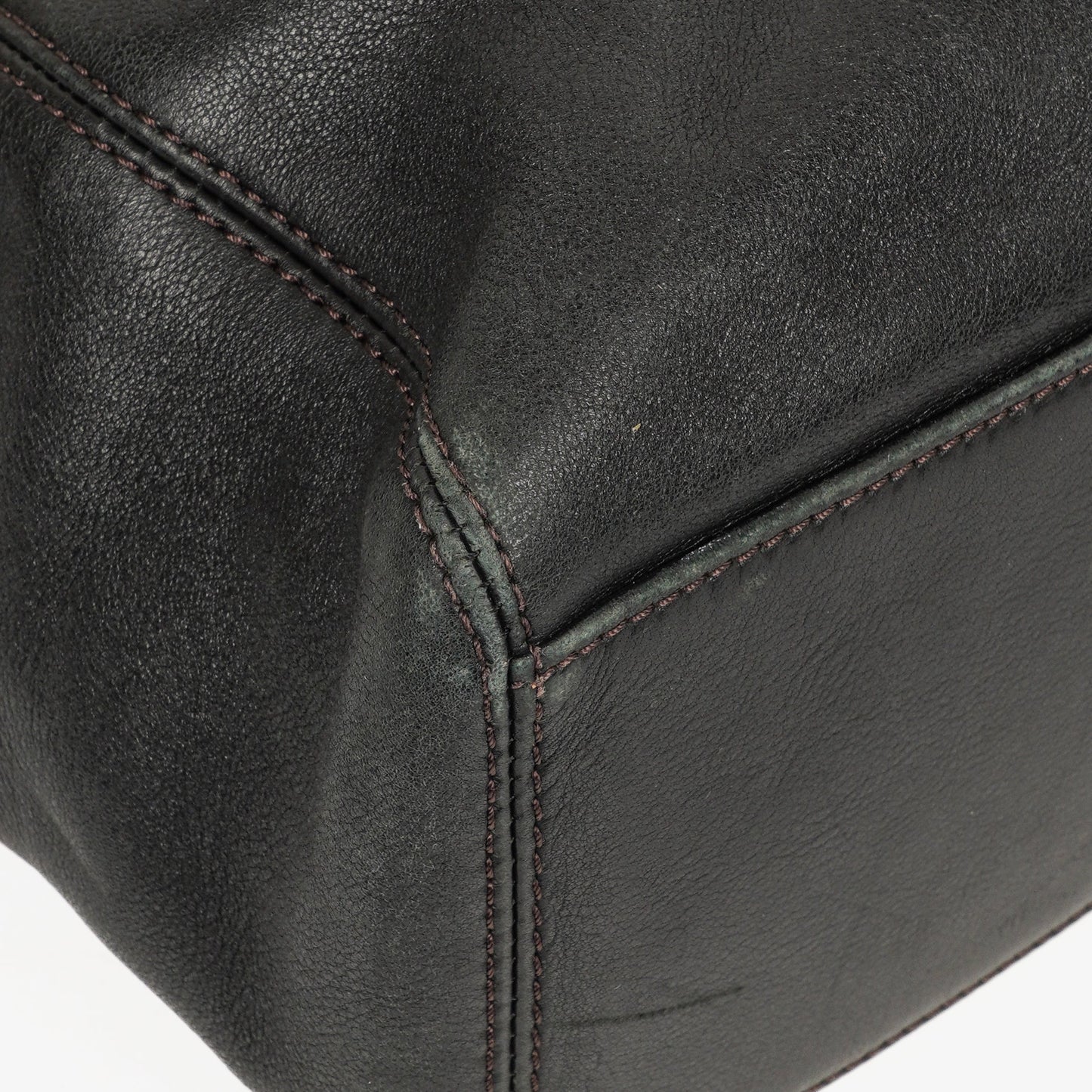 Chanel CC Black Leather Tote Bag