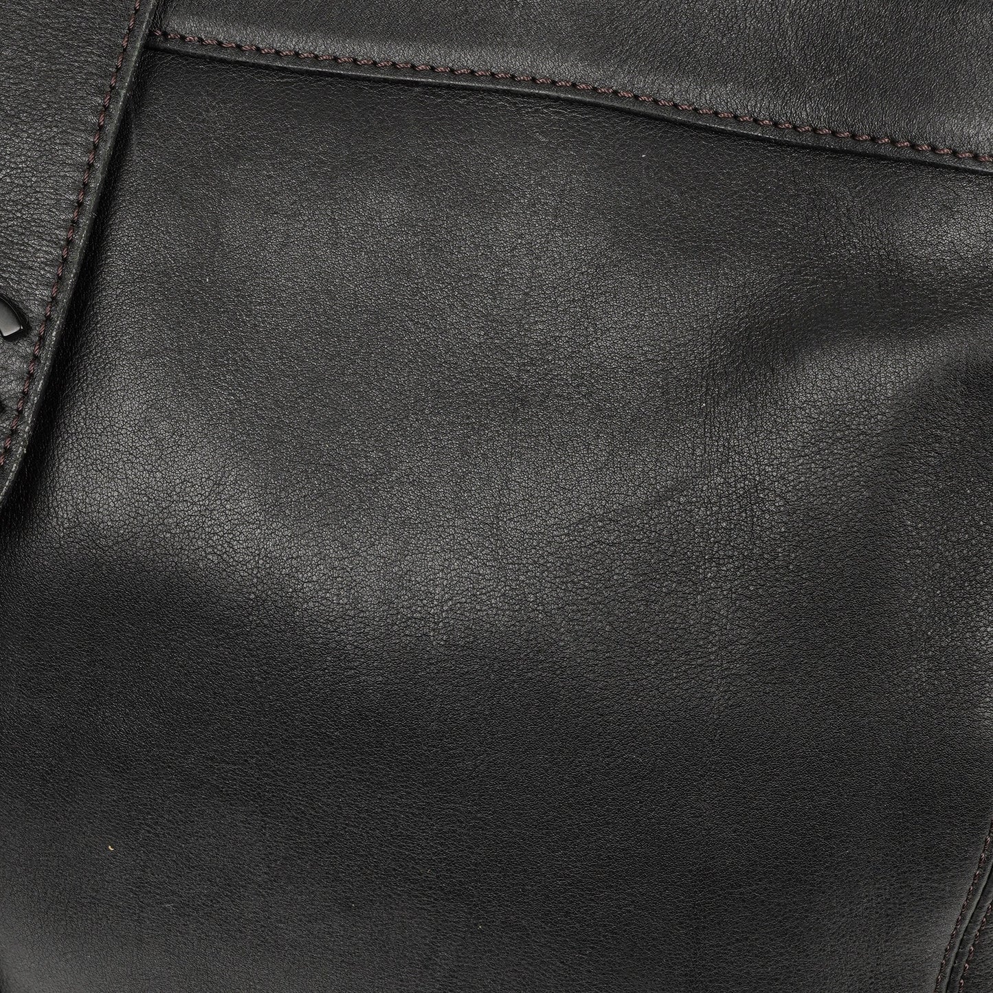 Chanel CC Black Leather Tote Bag