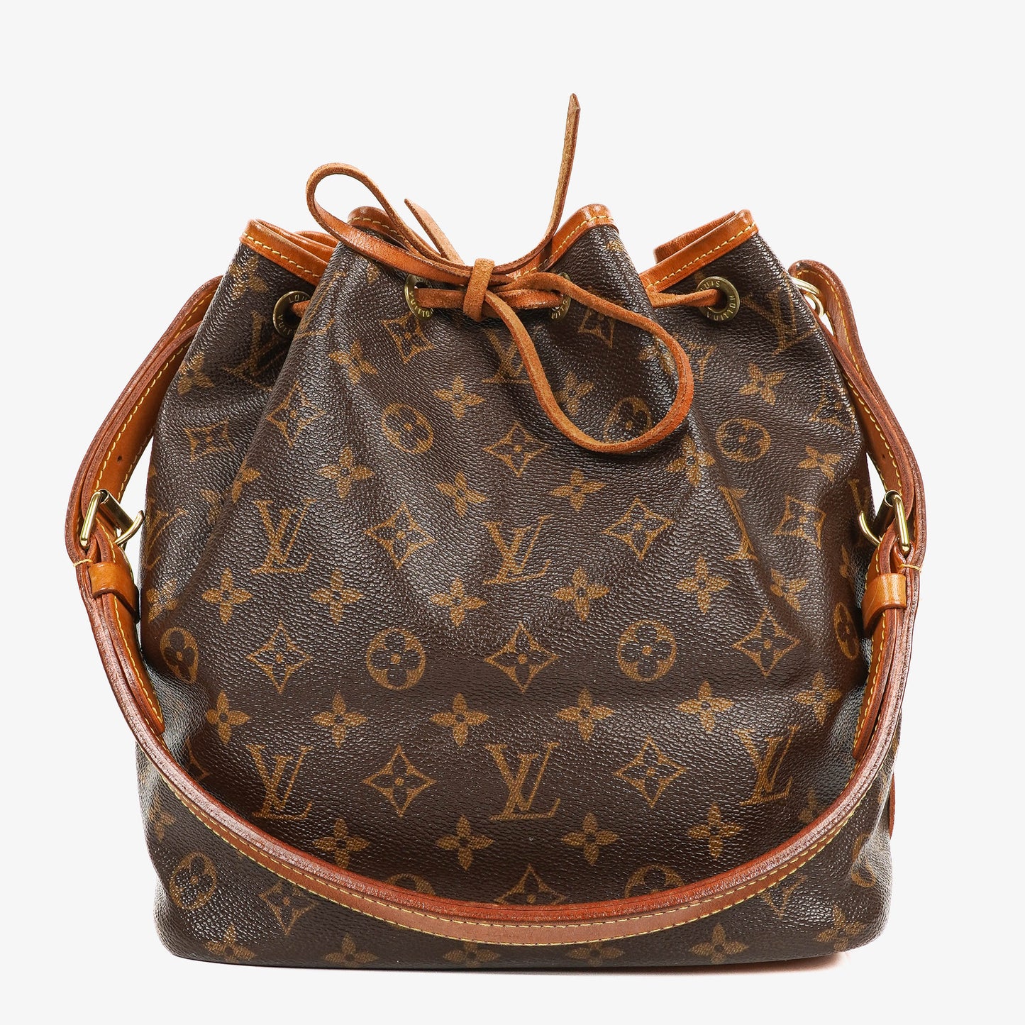 Louis Vuitton Petit Noe Monogram Canvas Shoulder Bag