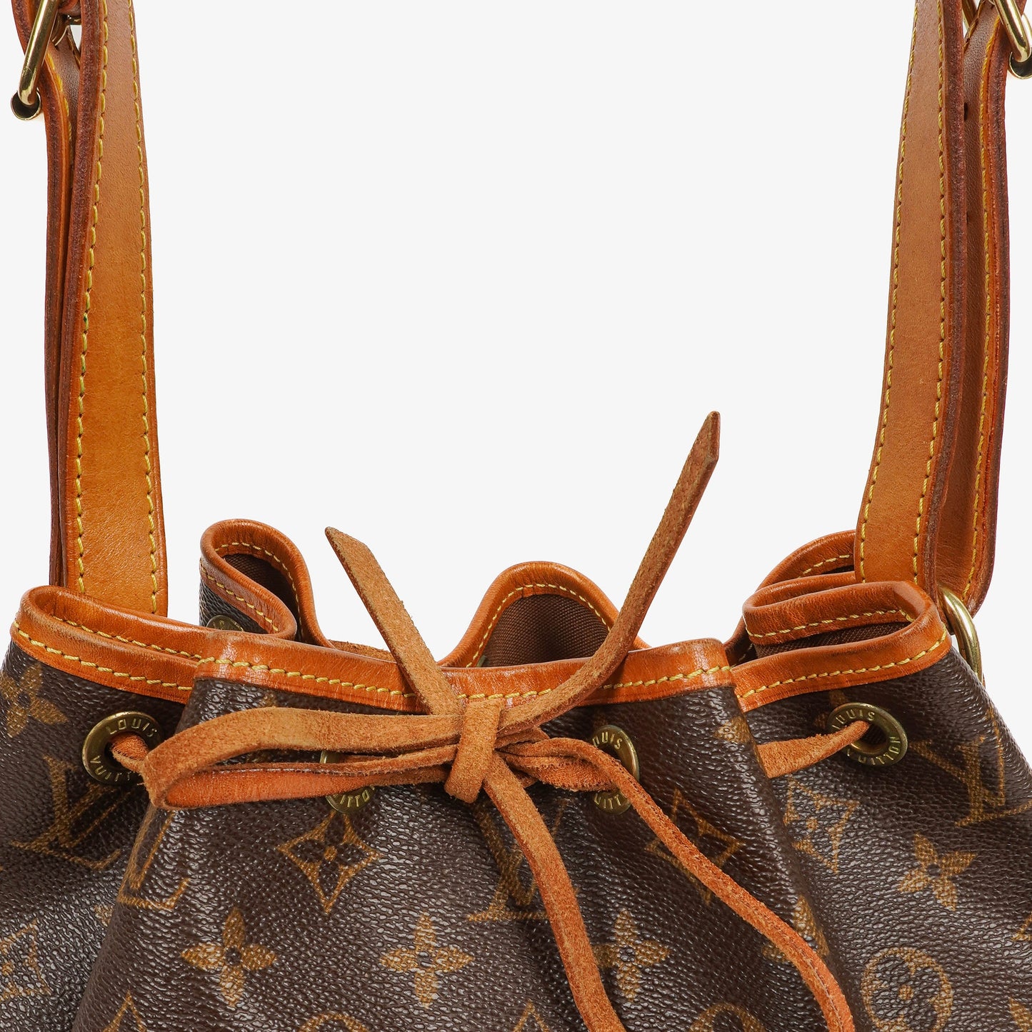 Louis Vuitton Petit Noe Monogram Canvas Shoulder Bag
