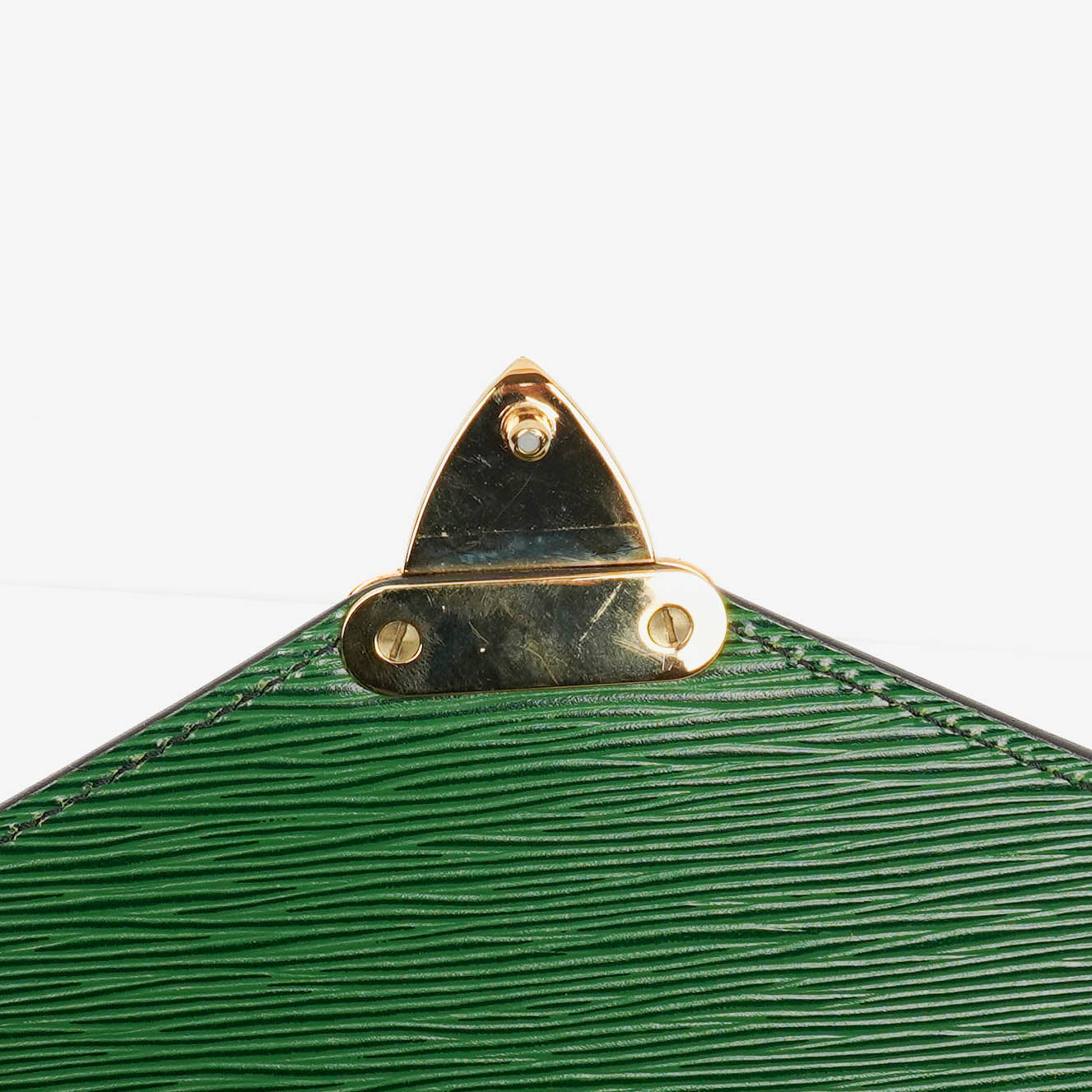 Louis Vuitton Serviette Ambassador Green EPI Leather Briefcase