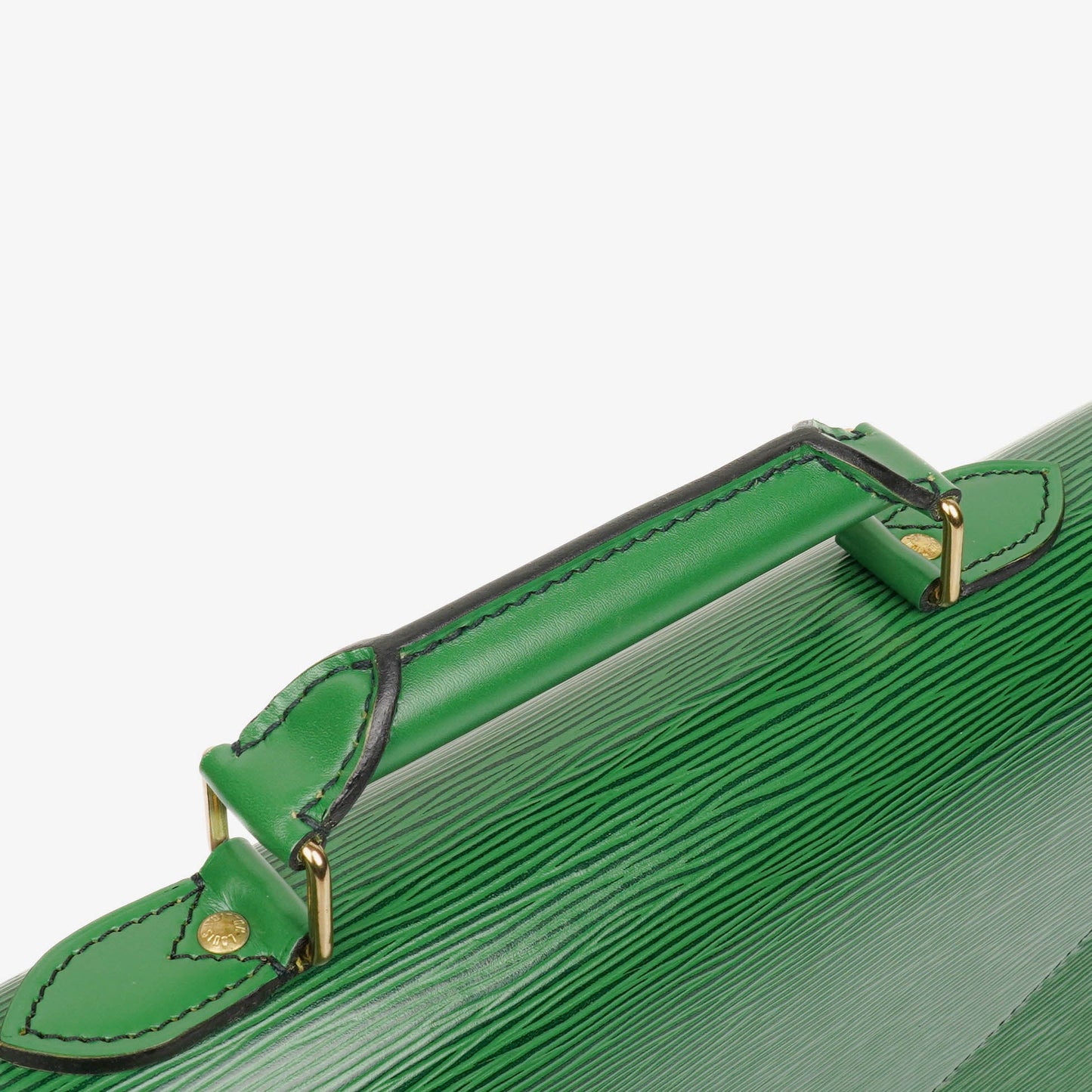 Louis Vuitton Serviette Ambassador Green EPI Leather Briefcase